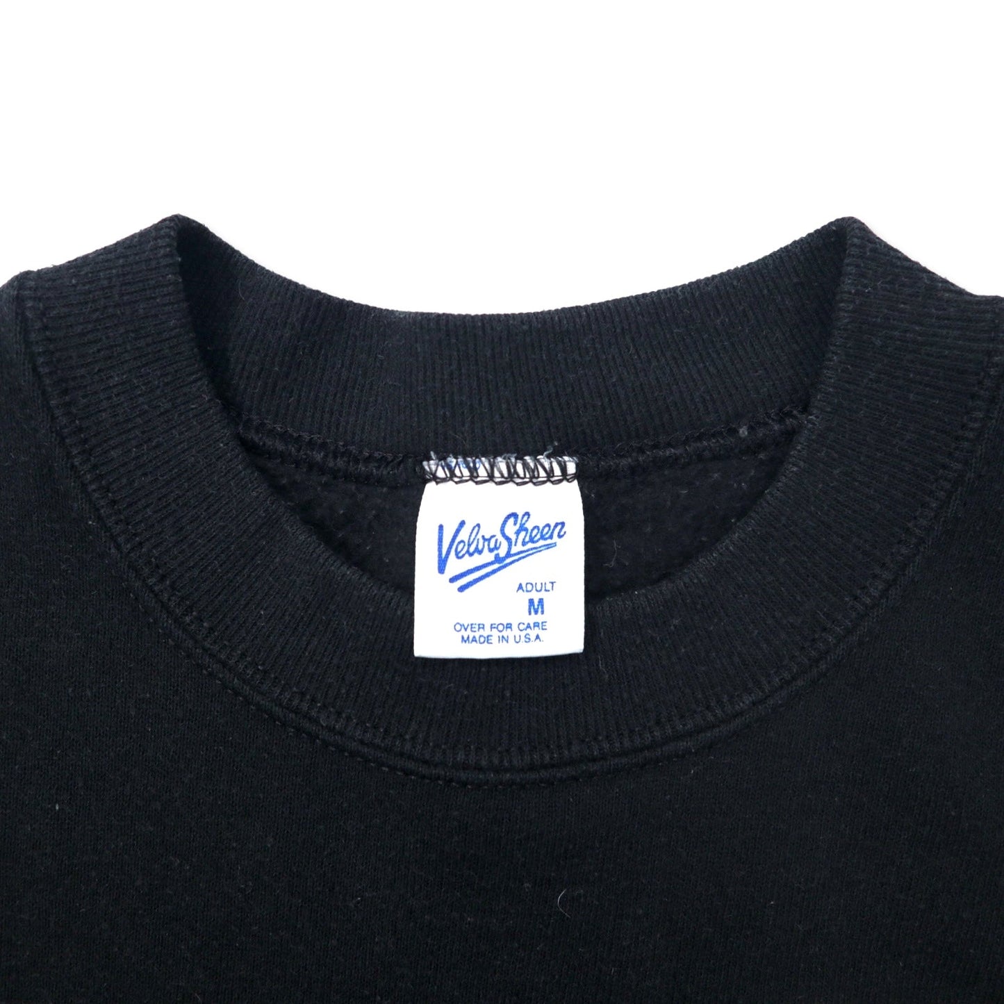 Velva Sheen USA Made 90s USMA Sweatshirt, Size M, Black, Cotton
