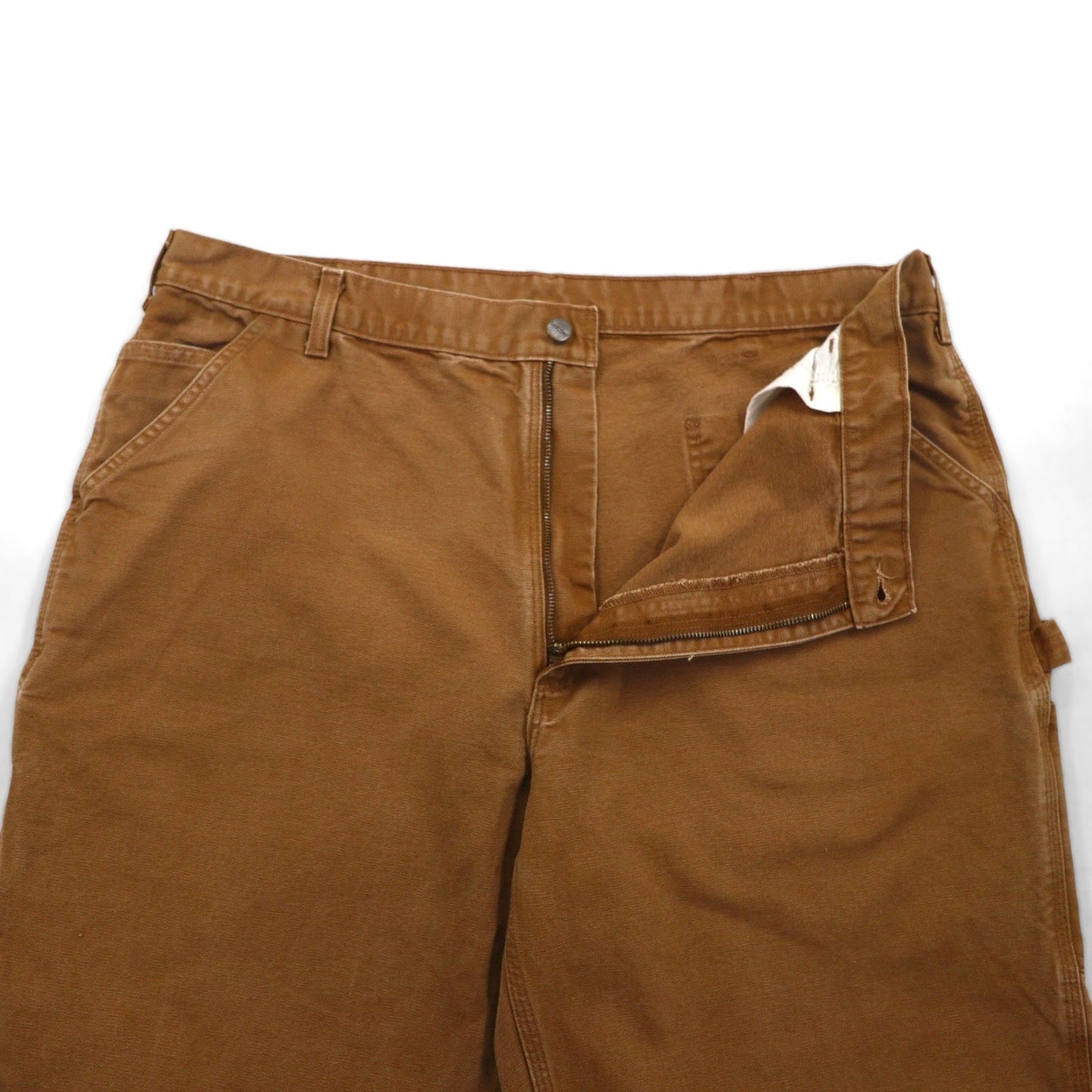 carhartt ダック地 ペインターパンツ ワーク XL キャメル ブラウン キャンバス