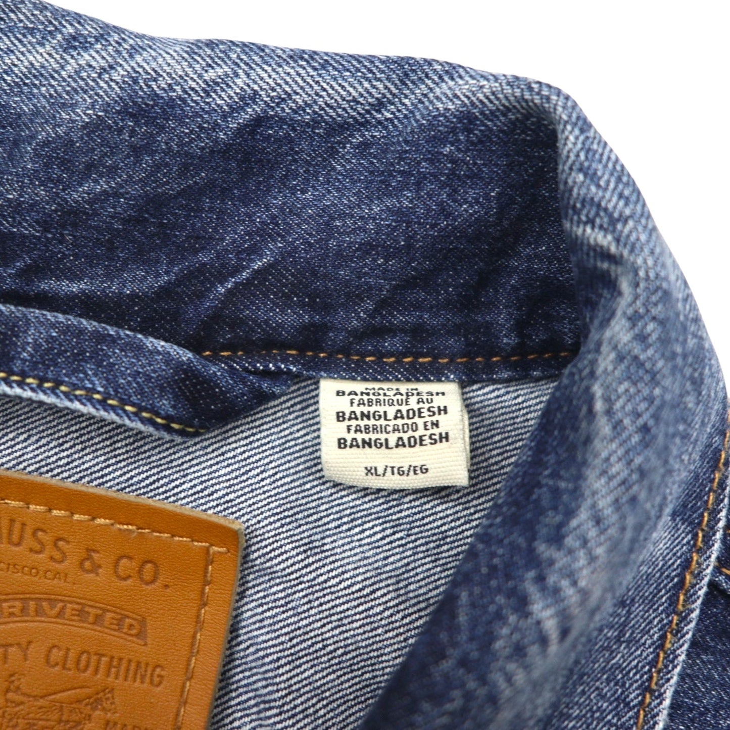 Levi's PREMIUM ビッグE 2ndタイプ デニム トラッカージャケット Gジャン XL インディゴ A7632-0013