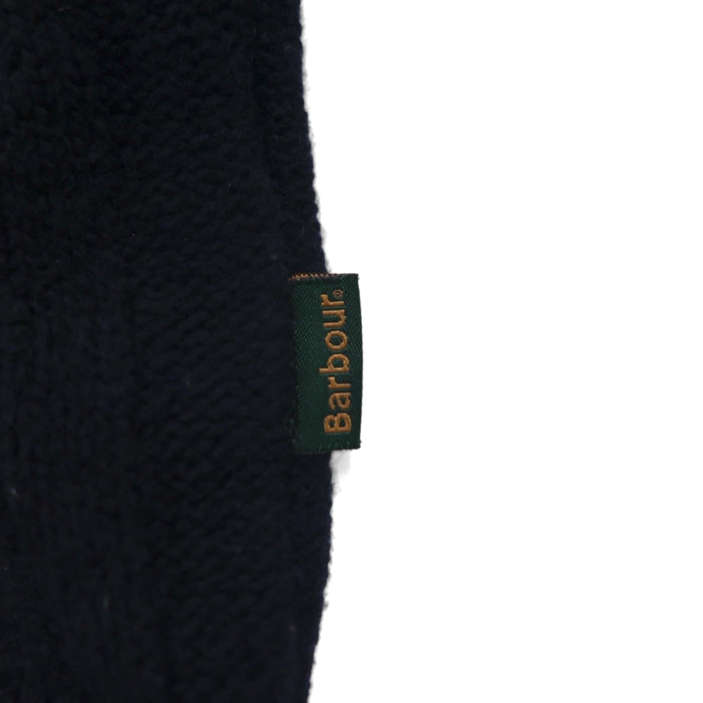 Barbour フィッシャーマン アラン ニット セーター M ネイビー ウール CLASSIC TARTAN MKN1059NY94