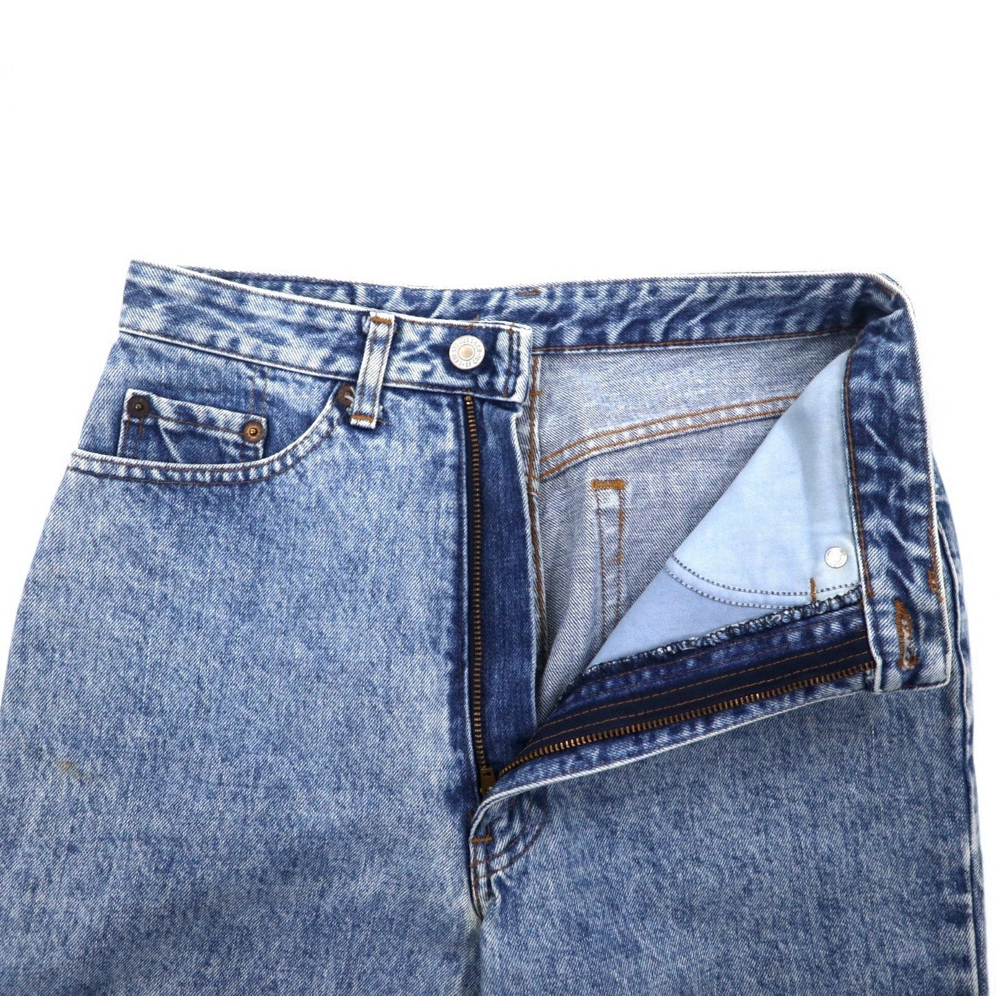 Levi's 1980s High-Waisted Tapered Denim Pants, Size M, Blue, Stonewash, W626-0217, Made in Japan