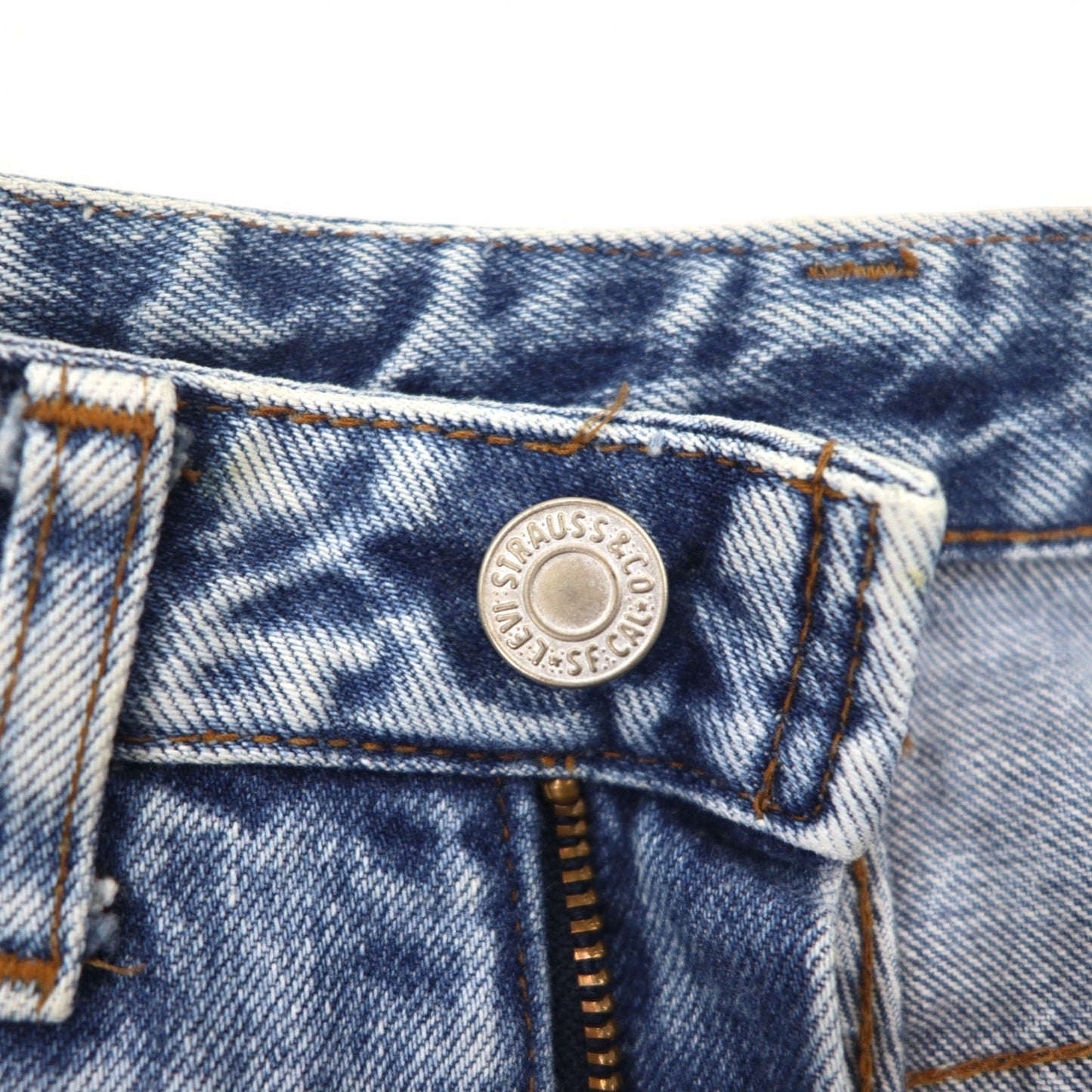 Levi's 1980s High-Waisted Tapered Denim Pants, Size M, Blue, Stonewash, W626-0217, Made in Japan