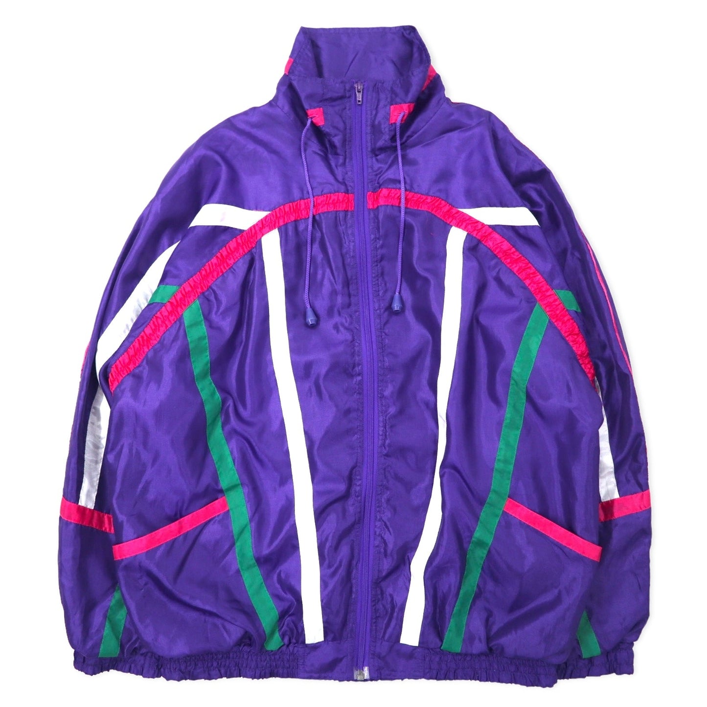 CENTER AISLE Sport 90s Nylon Jacket, Size M, Purple