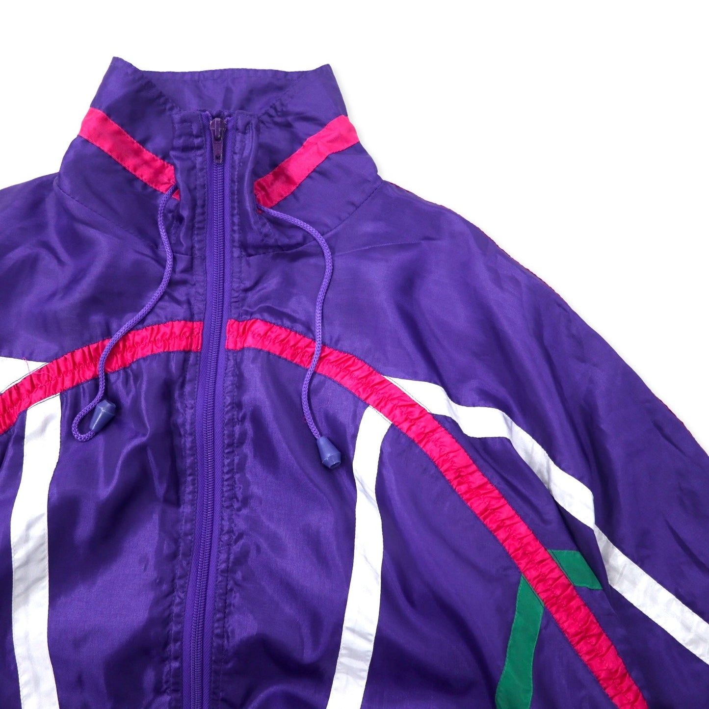 CENTER AISLE Sport 90s Nylon Jacket, Size M, Purple