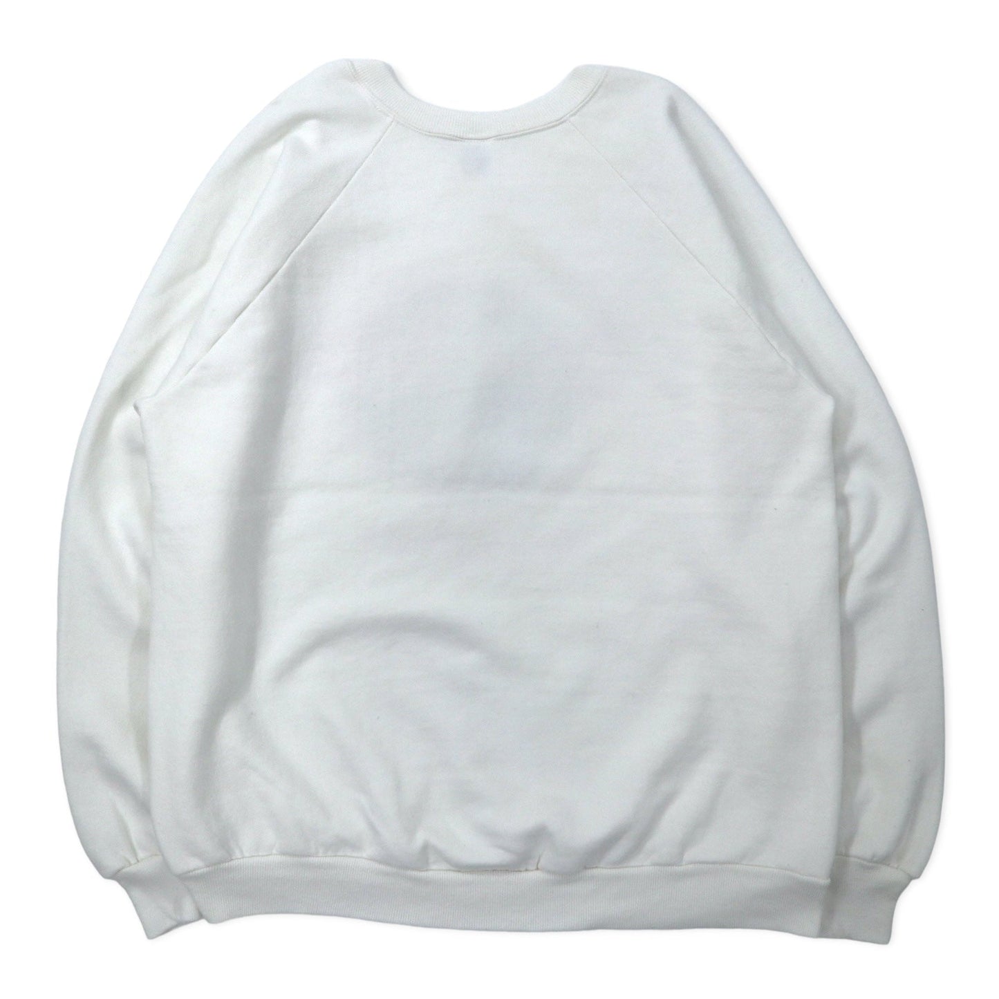 JERZEES USA Made 90s Printed Sweatshirt, Size XL, White Cotton, Fleece-Lined, Hard Rock Cafe Parody