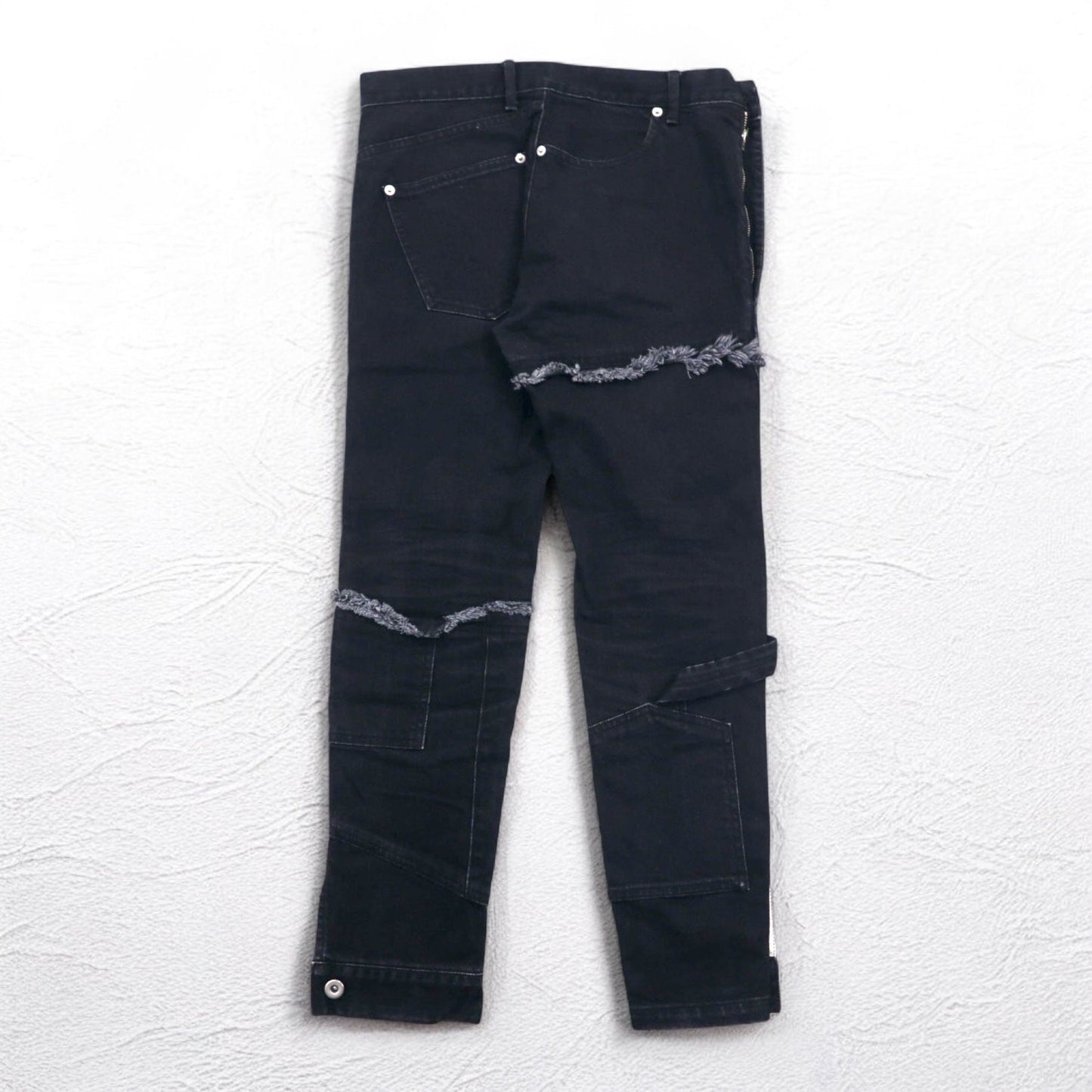 WhoWhat Puzzle Denim Jeans, Size Small, Black, Made in Japan