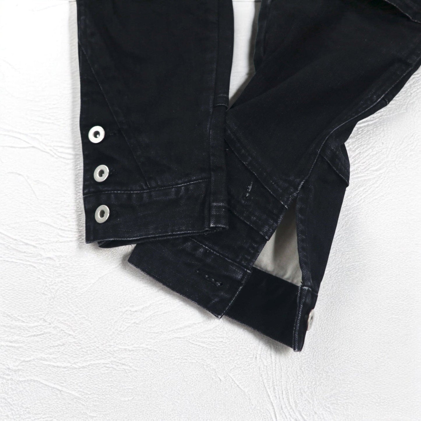 WhoWhat Puzzle Denim Jeans, Size Small, Black, Made in Japan