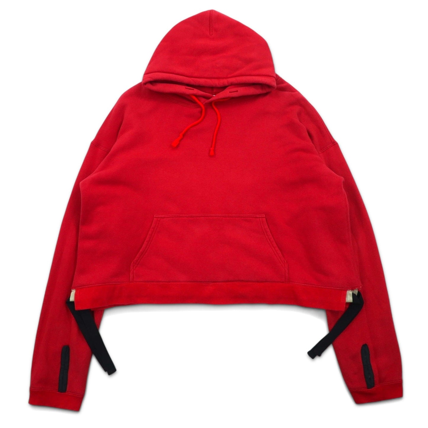 Leh ボロ リバーシブル パーカー BORO REVERSIBLE PARKER M レッド ホワイト コットン