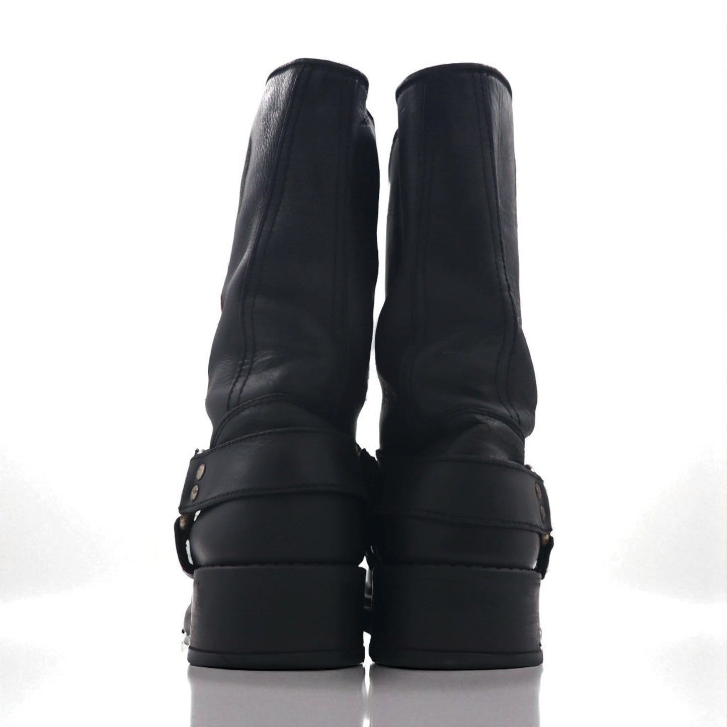 Vintage Engineer Boots エンジニアブーツ バイカー リングブーツ 28.5cm ブラック MOTOR MELYBOOTS
