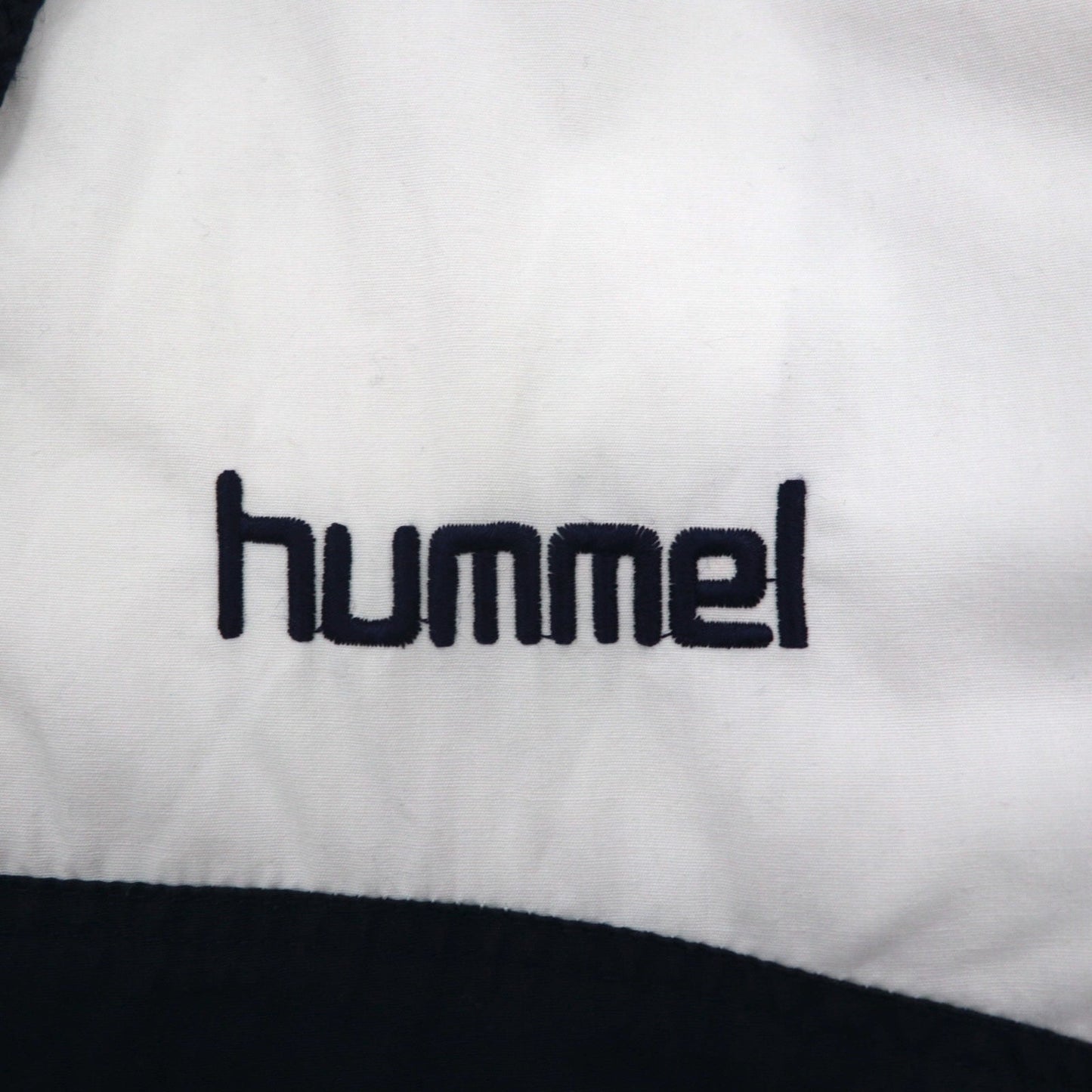 hummel 90年代 ナイロンジャケット トラック ジャージ XL ホワイト ビッグサイズ