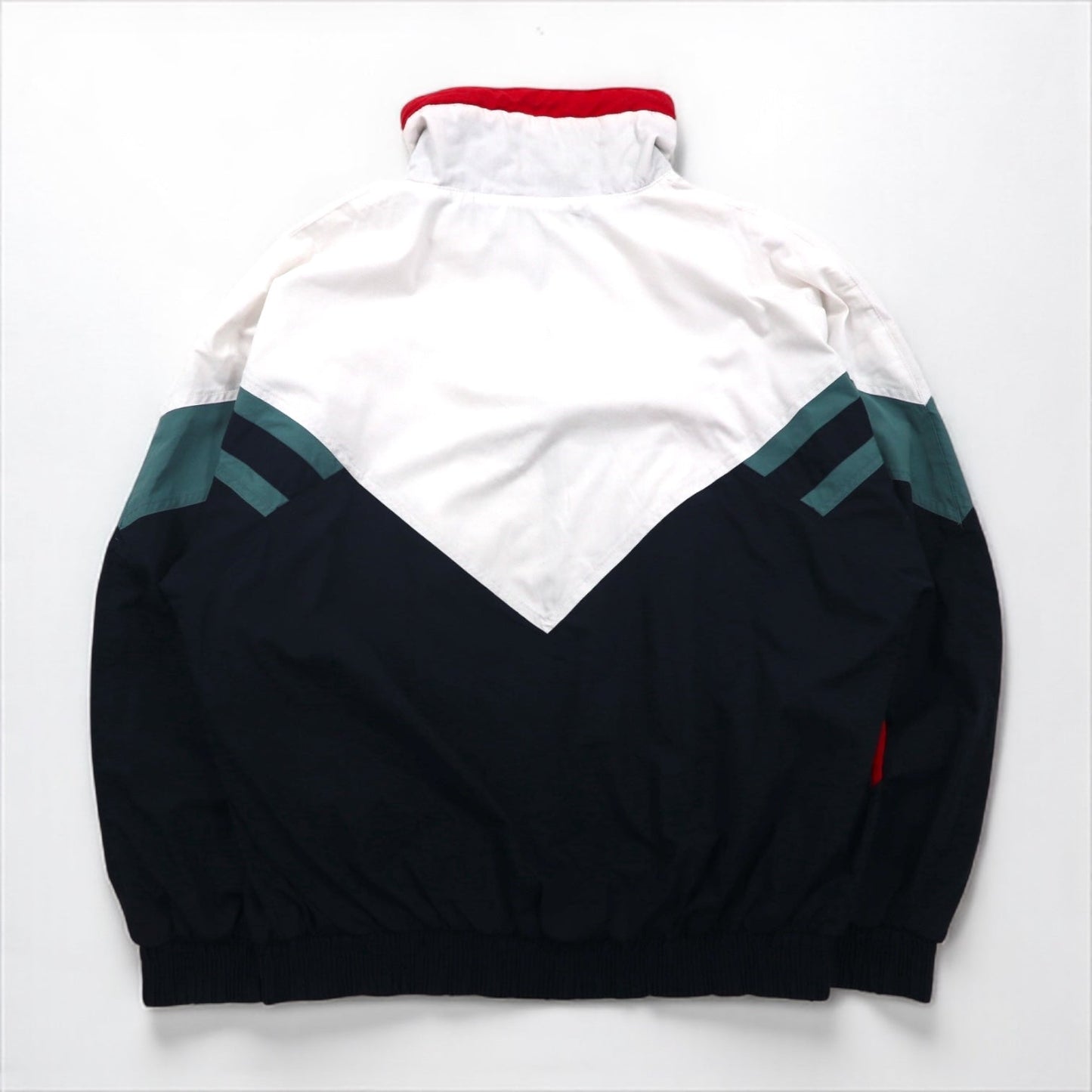hummel 90年代 ナイロンジャケット トラック ジャージ XL ホワイト ビッグサイズ