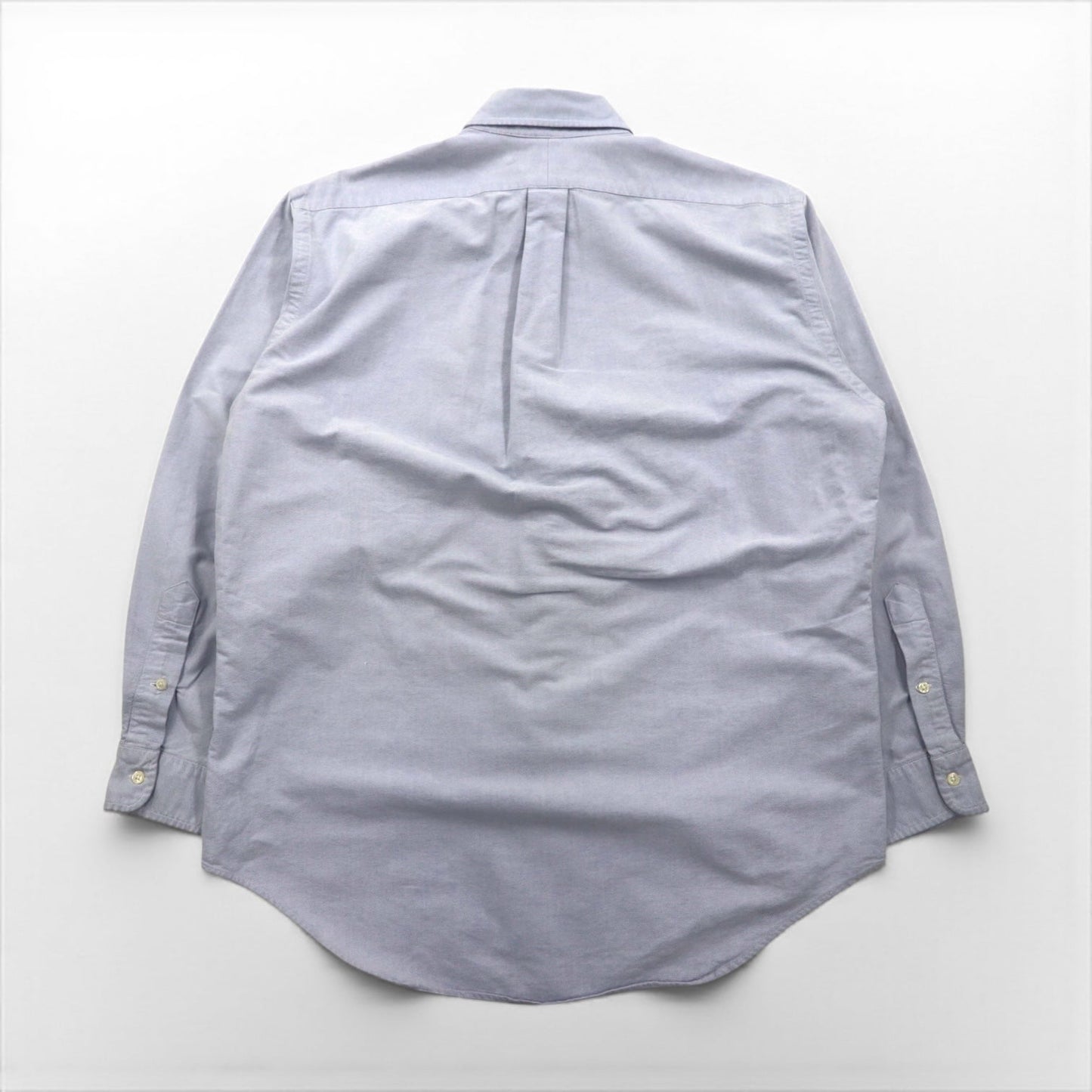 Polo Ralph Lauren 90年代 オックスフォード ボタンダウン シャツ L ブルー YARMOTH スモールポニー刺繡