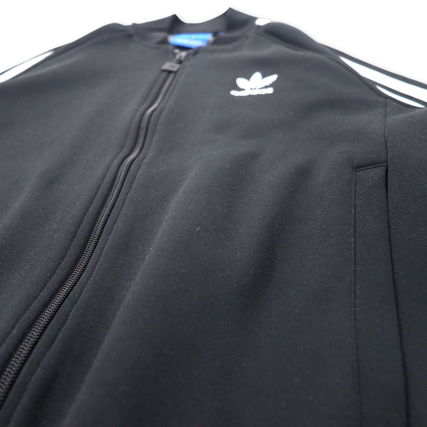adidas Originals Superstar Track Jacket, ATP Style, Size M, Black Polyester, Trefoil Logo, 3-Stripes