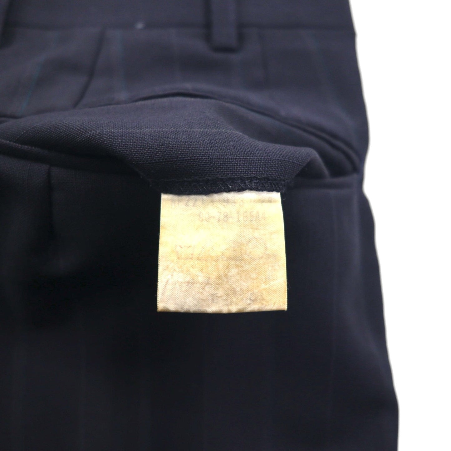 BURBERRY 日本製 ピークドラペル ダブル ブレザー セットアップ スーツ M ウール モヘア ストライプ WOOL＆MOHAIR