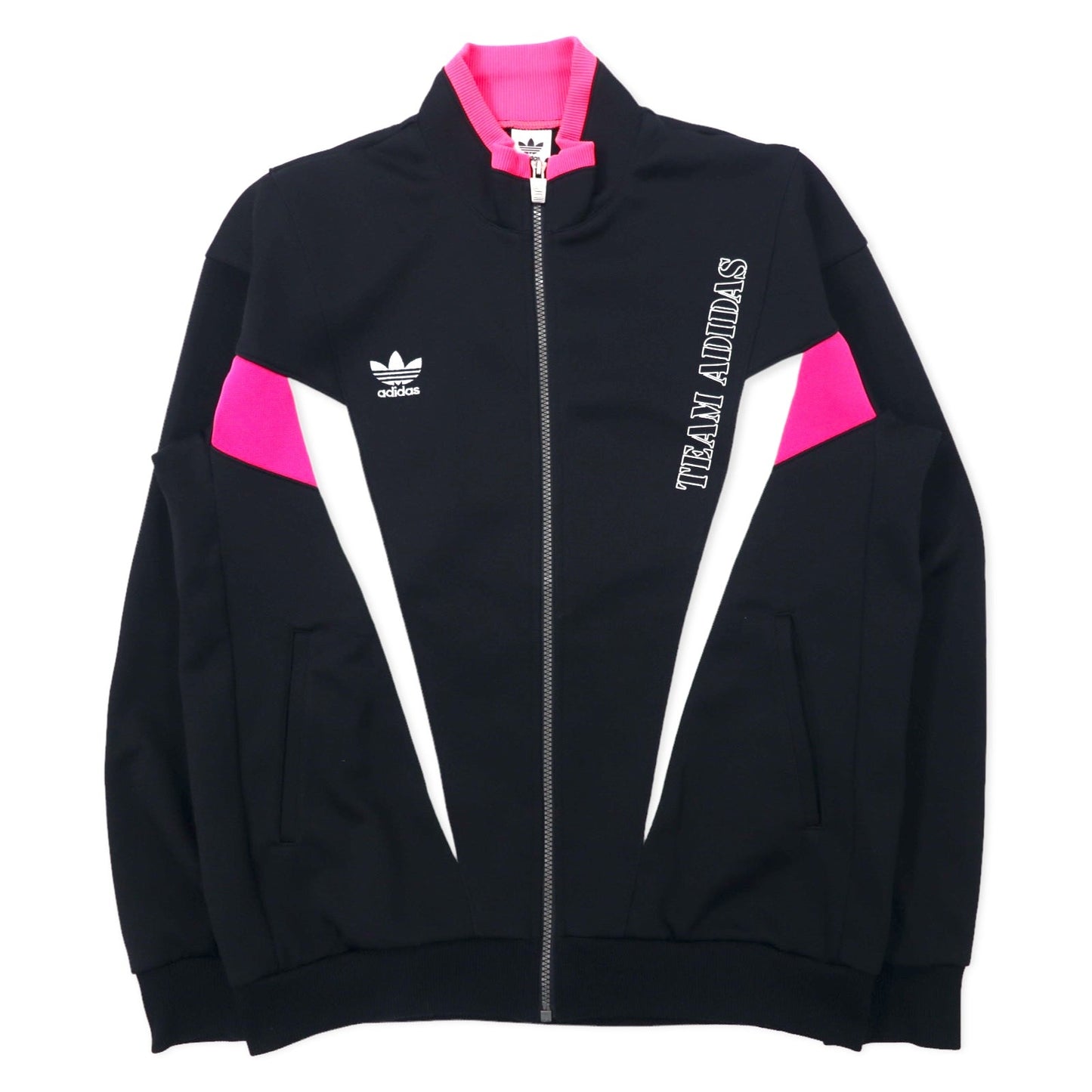 adidas 90s Descente Track Jacket, XO, Black, Polyester, Trefoil Logo, Made in Japan