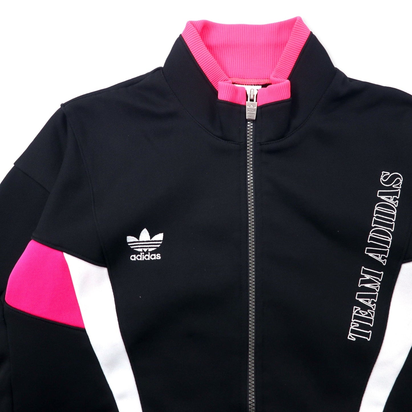adidas 90s Descente Track Jacket, XO, Black, Polyester, Trefoil Logo, Made in Japan
