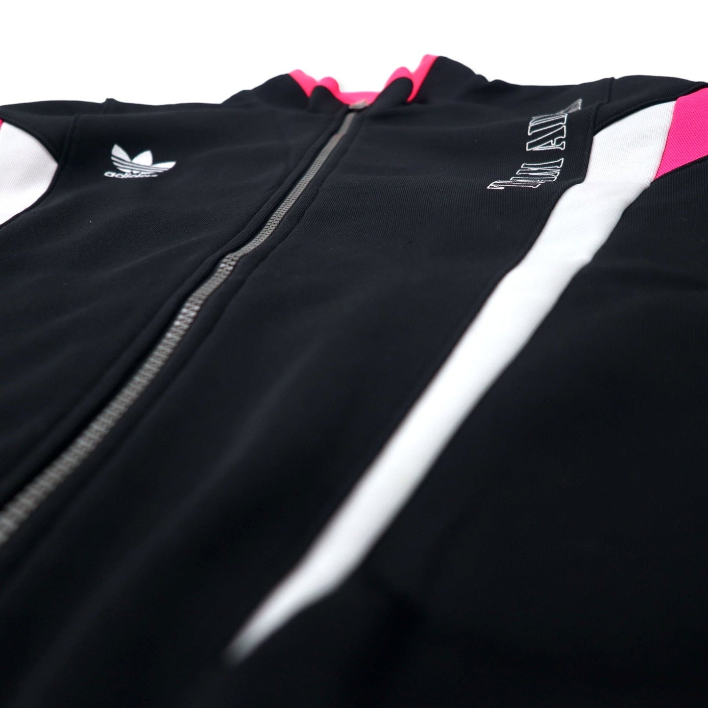 adidas 90s Descente Track Jacket, XO, Black, Polyester, Trefoil Logo, Made in Japan
