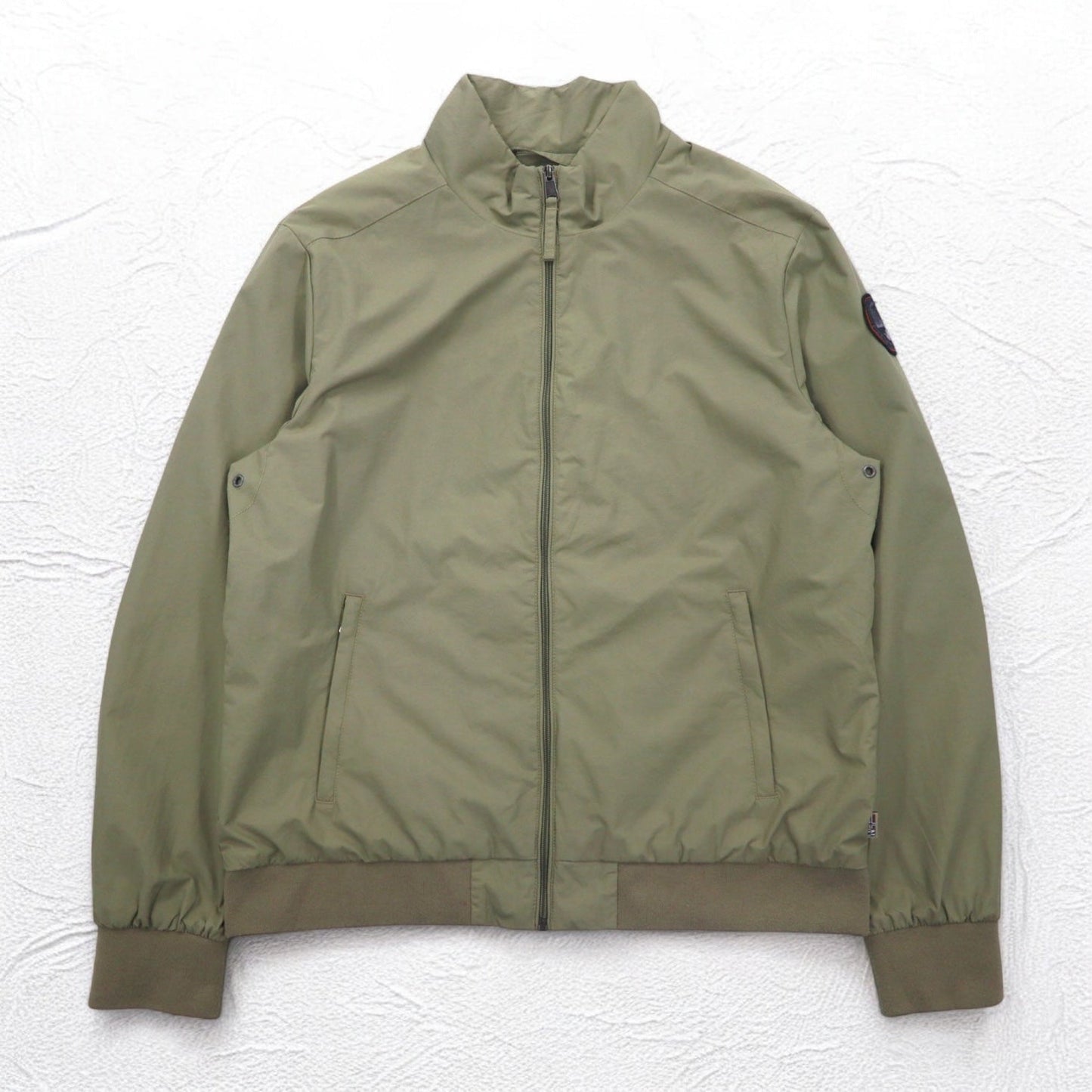 NAPAPIJRI ウインドブレーカー フライトジャケット XXL ベージュ 防水 メッシュライナー N0YHBW