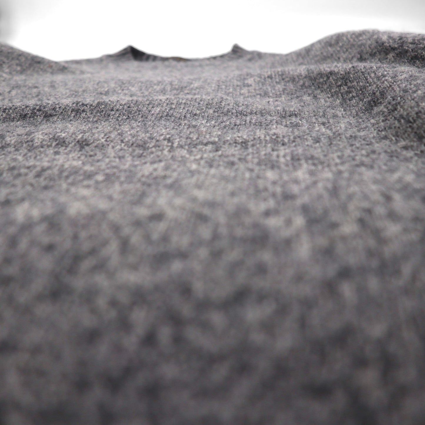 PENDLETON シェットランドウール クルーネック ニット セーター L グレー SHETLAND WASHABLE WOOL AF632-61322