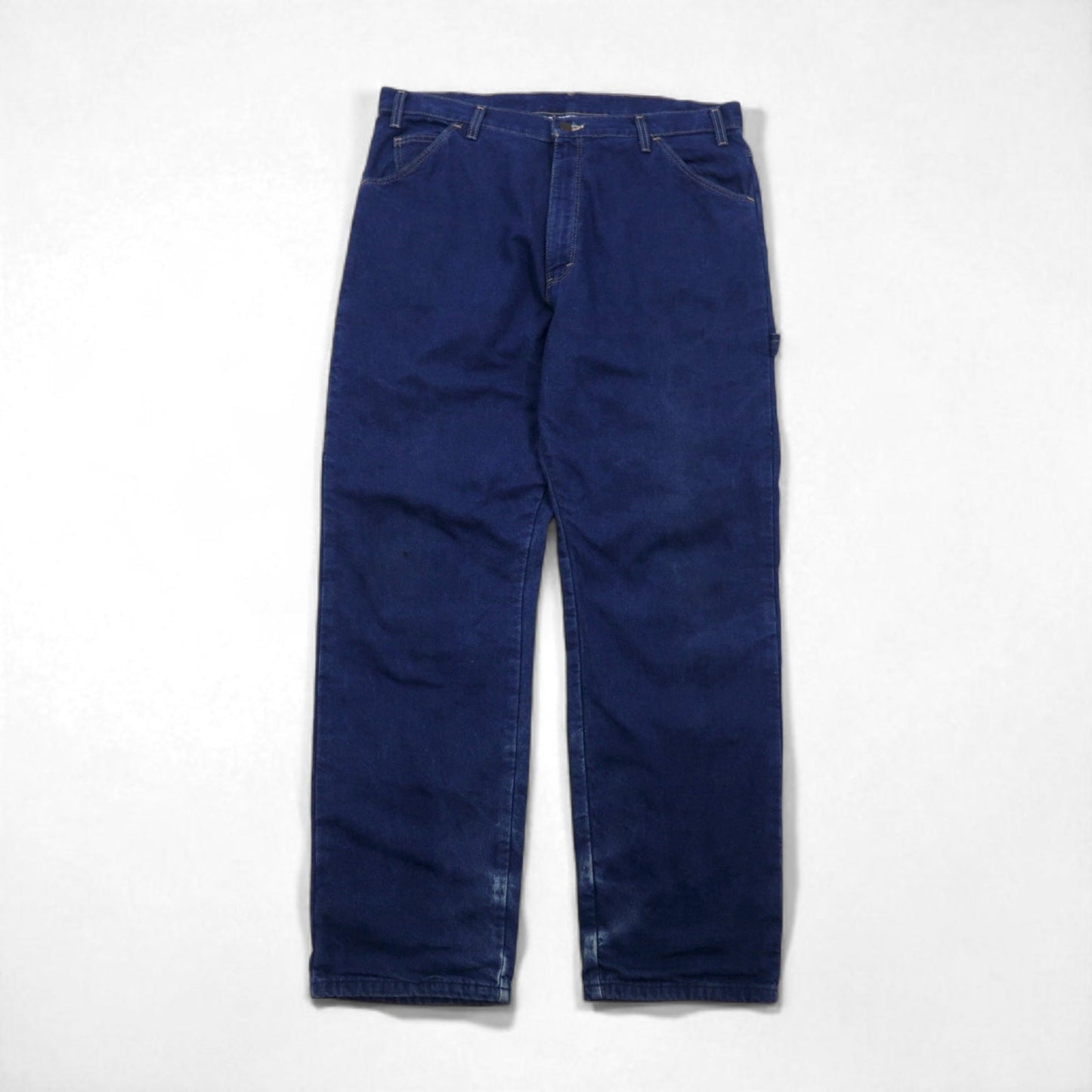 Dickies ペインター デニムパンツ XL インディゴ ブルー コットン 裏地チェック 59294 メキシコ製