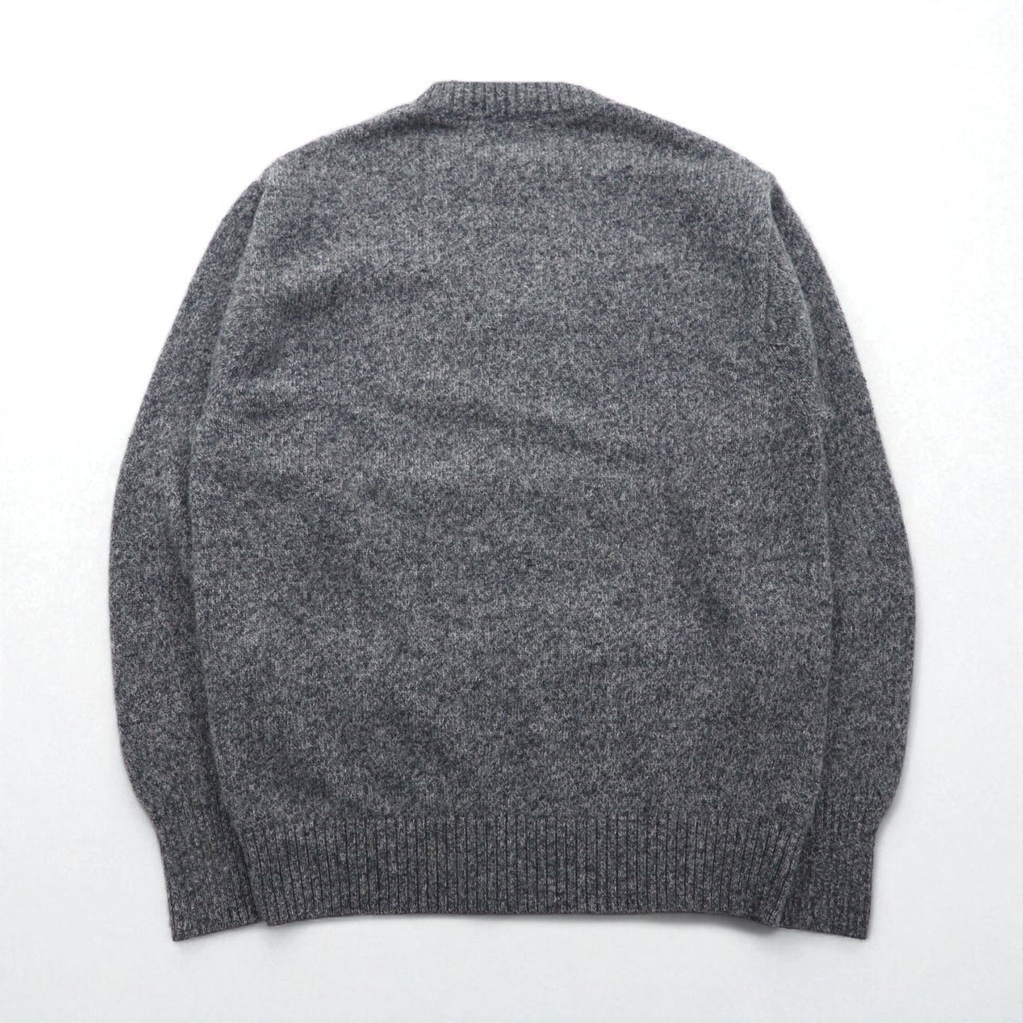 PENDLETON シェットランドウール クルーネック ニット セーター L グレー SHETLAND WASHABLE WOOL AF632-61322