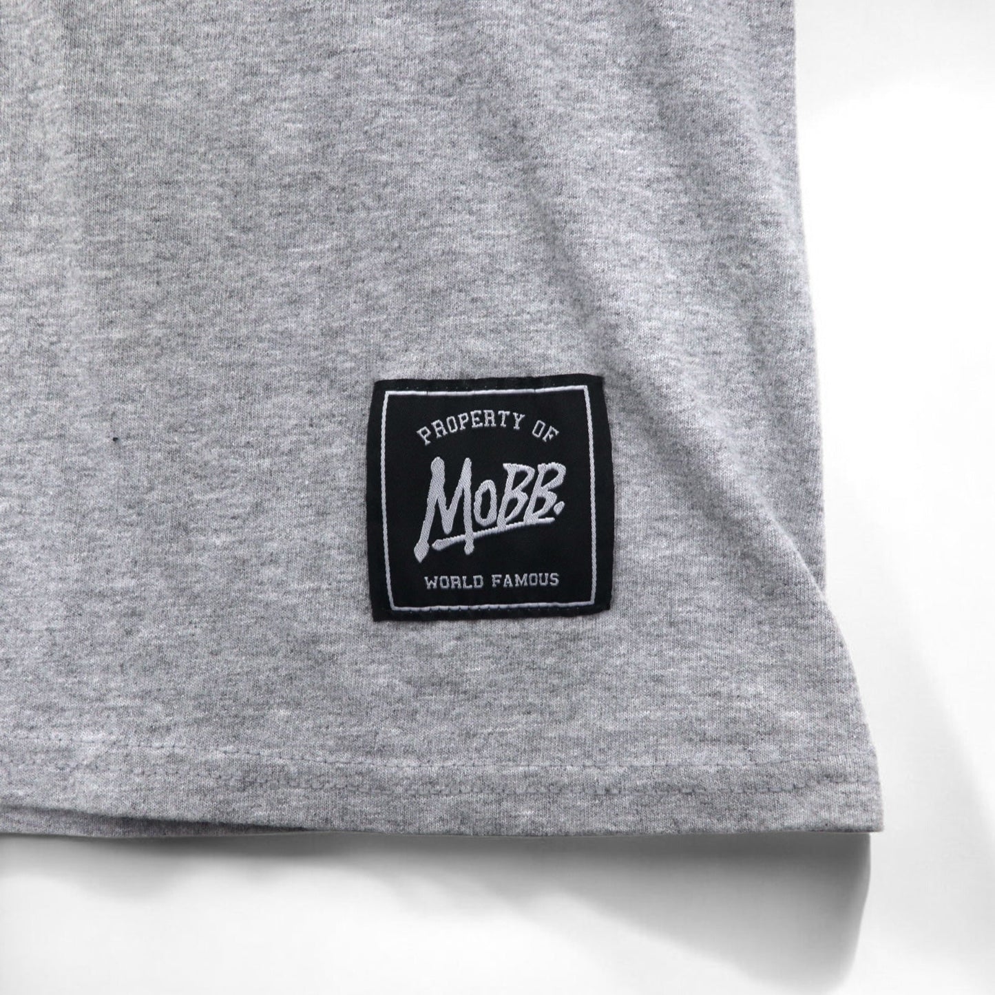 MOBB. × Champion ロングスリーブ Tシャツ ロンT XL グレー 袖プリント エルサルバドル製