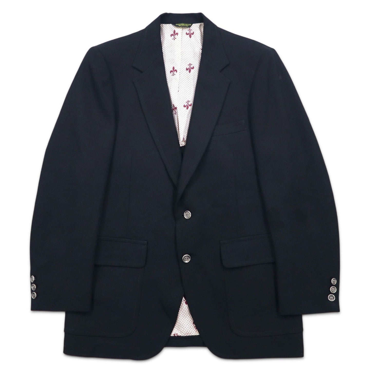 70年代 The JC Penney Comfort Blazer 2B テーラードジャケット ブレザー L  ブラック ポリエステル