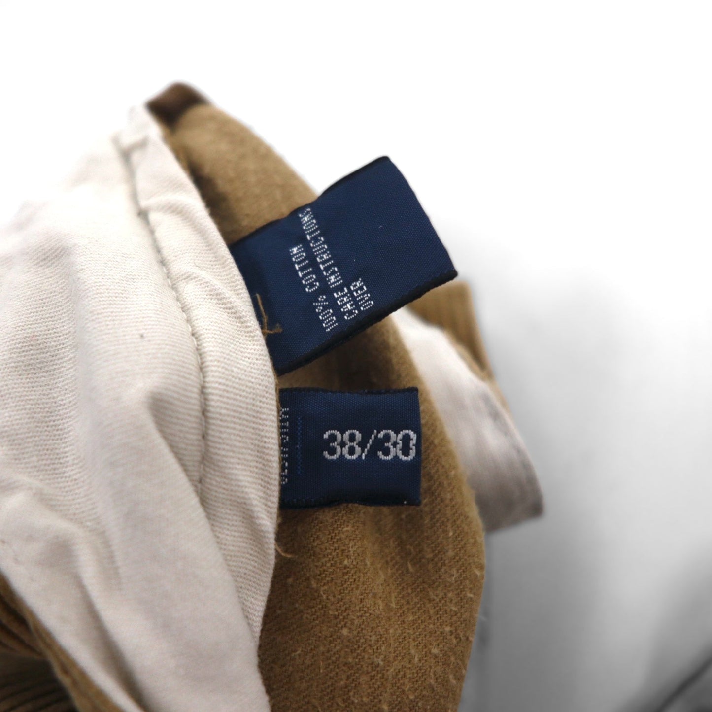 Polo Ralph Lauren 90年代 ワイドコーデュロイパンツ スラックス XL ベージュ テーパード