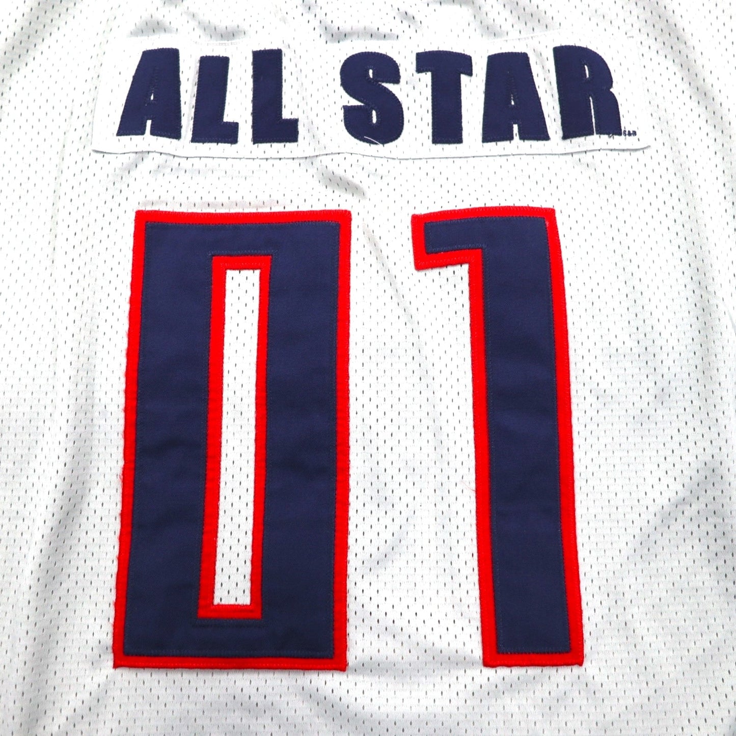 STEVE & BARRY'S Oversized Game Shirt, Size 3XL, Gray Polyester Mesh with Numbering