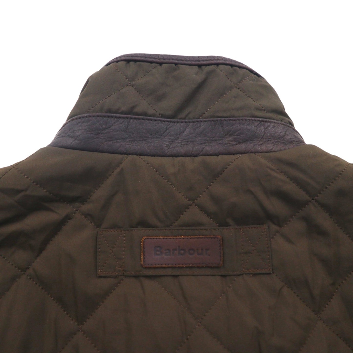 Barbour デボンジャケット DEVON JACKET キルティングジャケット L ダブルジップ コーデュロイ襟 中綿 ダイヤキルト MQU0883OL52