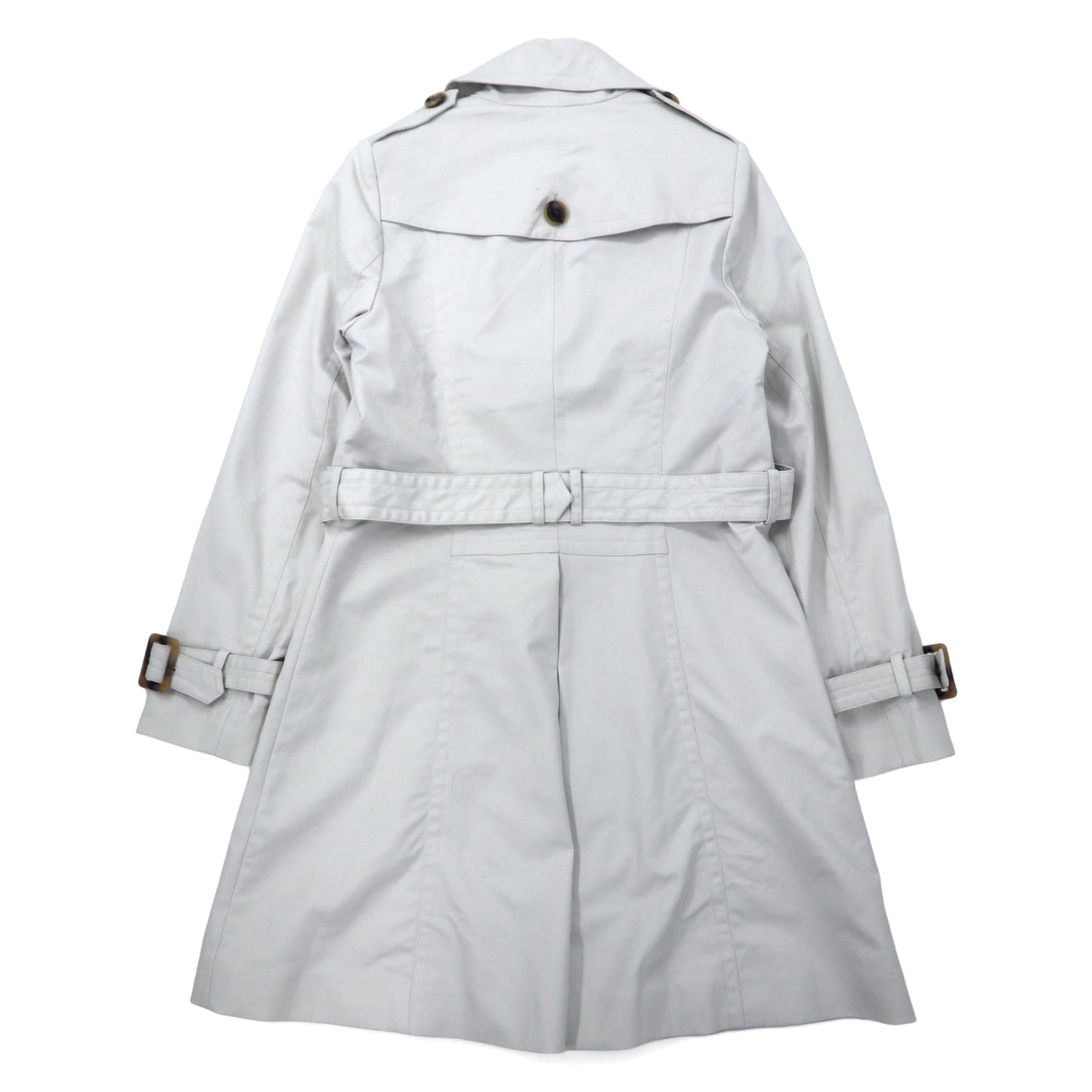 PENDLETON Trench Coat, Size 10, White Cotton, with Belt