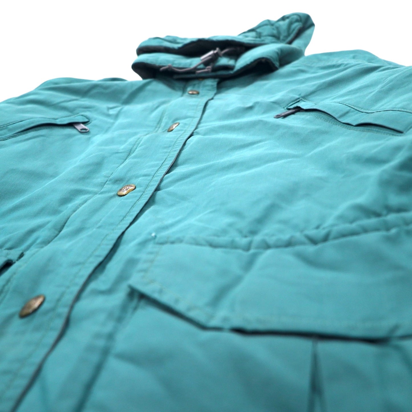 Columbia 90s Insulated Mountain Parka, Size M, Green, Polyester, Technicloth, Waterproof, Thinslate Fill, Drawcord, Detachable Hood
