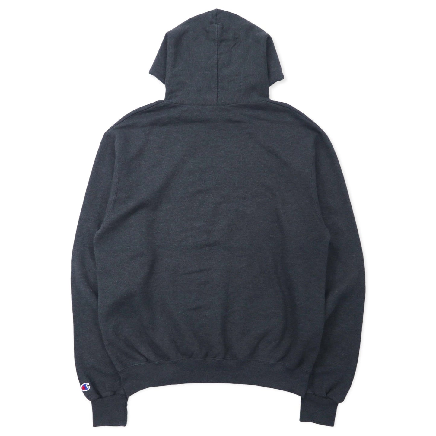 Champion ECO College Pullover Hoodie, Large, Gray, Cotton, Fleece-Lined, Stony Brook School of Social Welfare, Plus Size
