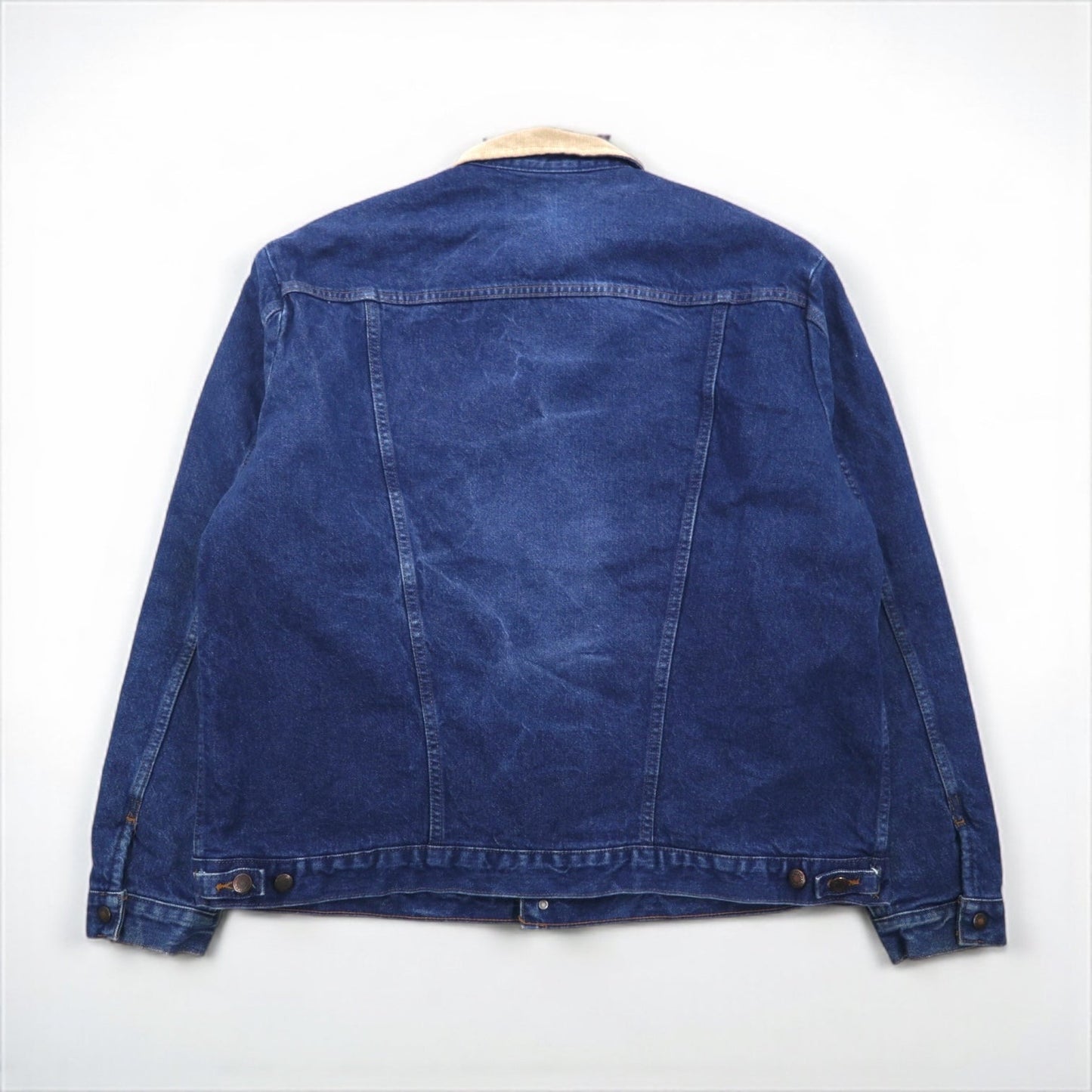 Wrangler 90年代 デニムジャケット Gジャン L インディゴ 襟コーデュロイ ブランケットライナー AUTHENTIC WESTERN JAKET 74270PW
