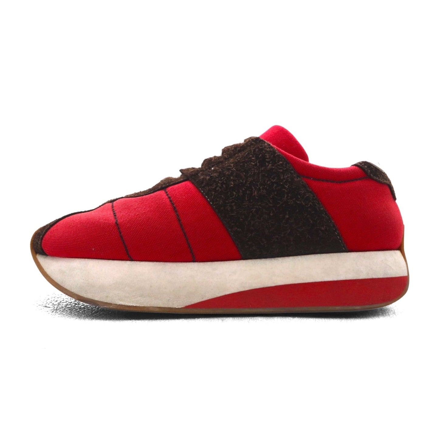 MARNI Big Foot Sneakers, Size 27cm, Red, Made in Italy