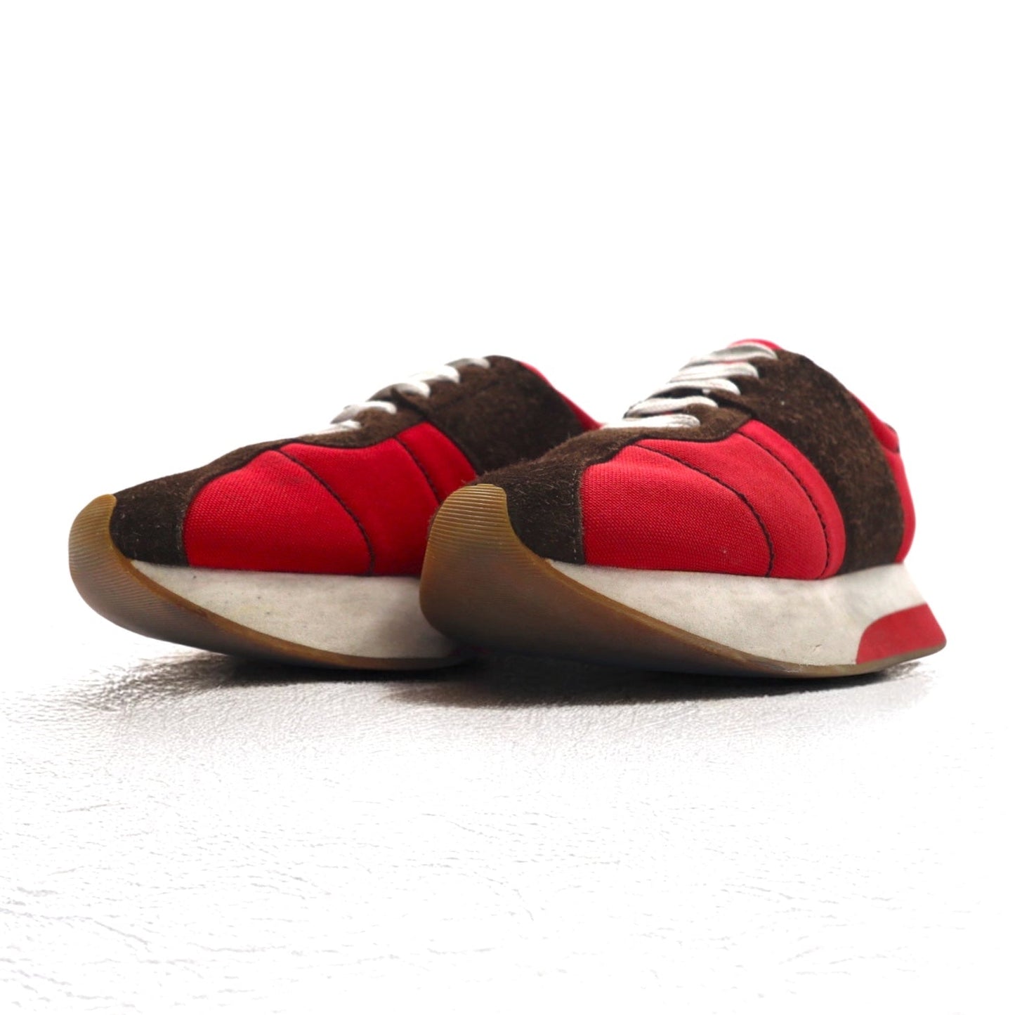 MARNI Big Foot Sneakers, Size 27cm, Red, Made in Italy