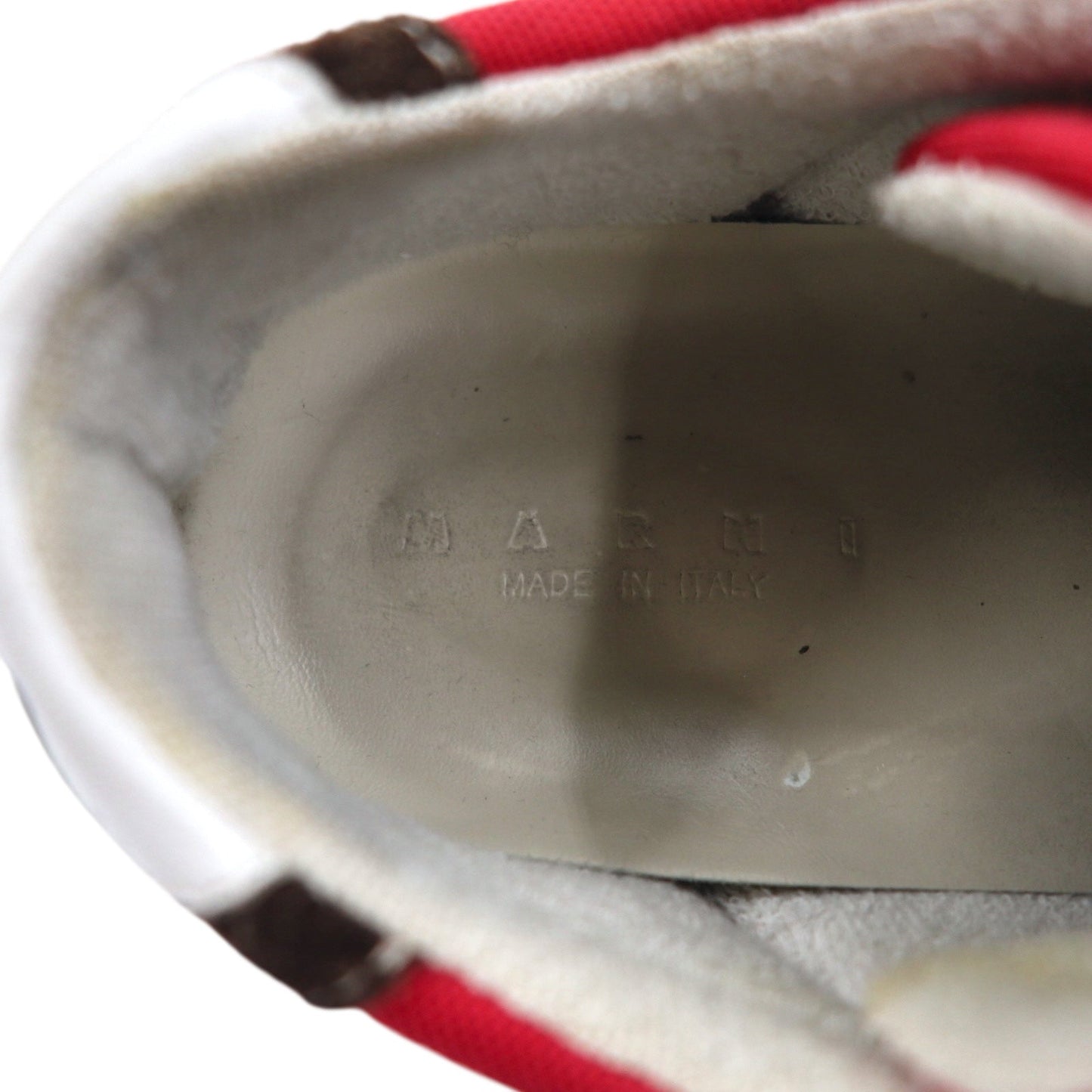 MARNI Big Foot Sneakers, Size 27cm, Red, Made in Italy