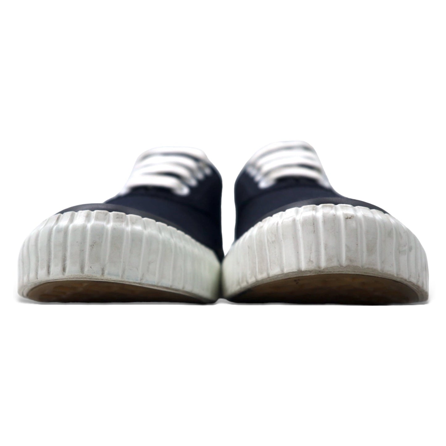 Julien David low-top sneakers, size 26cm, navy, cotton, made in Japan