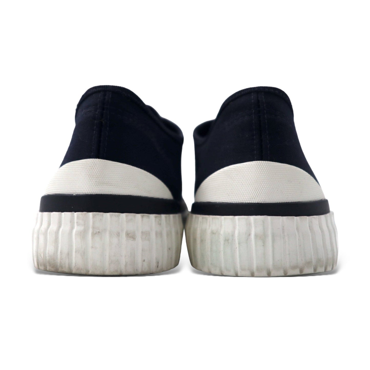 Julien David low-top sneakers, size 26cm, navy, cotton, made in Japan