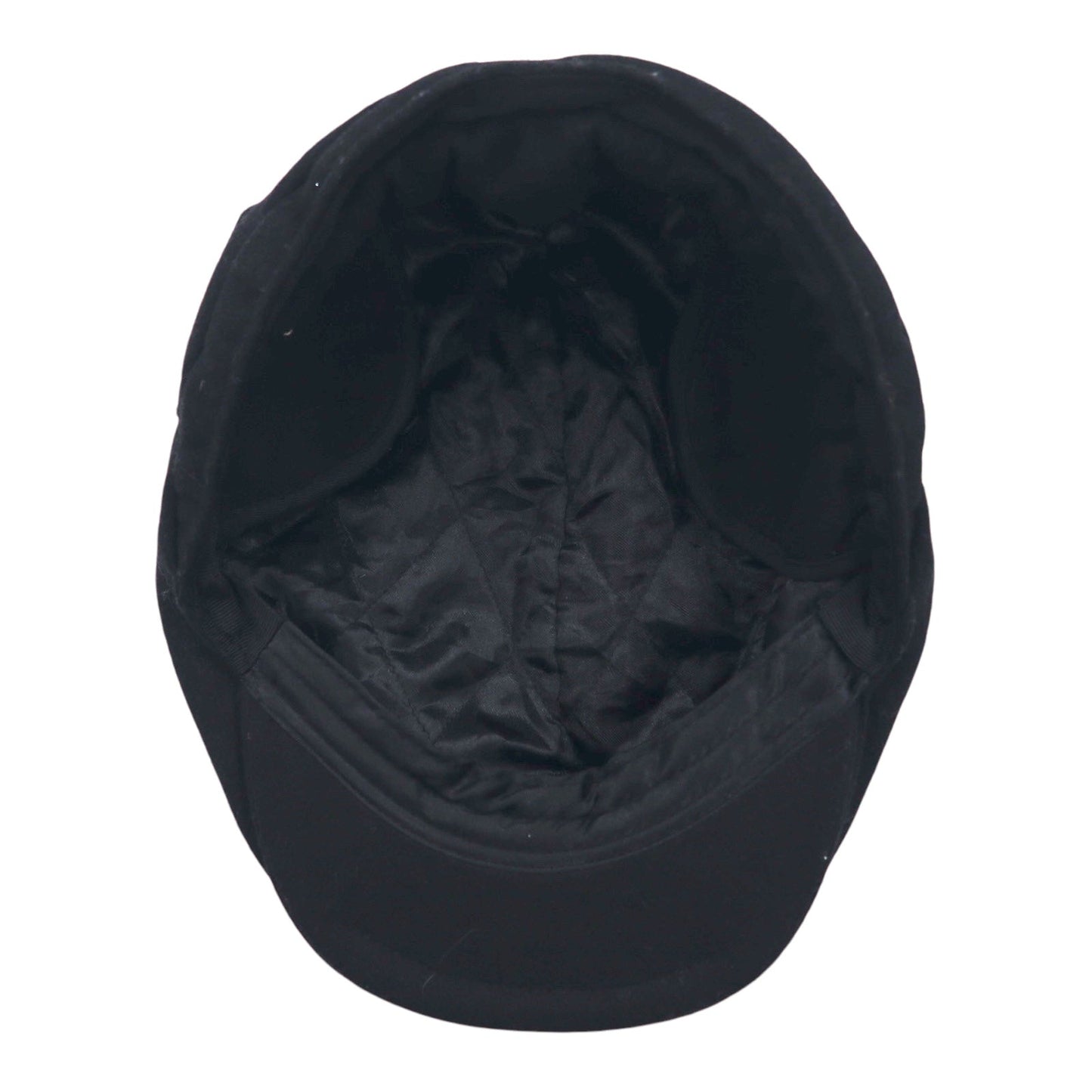 DOCKERS (Levi's) Earflap Hunting Cap, L/XL, Black Wool with Earflaps