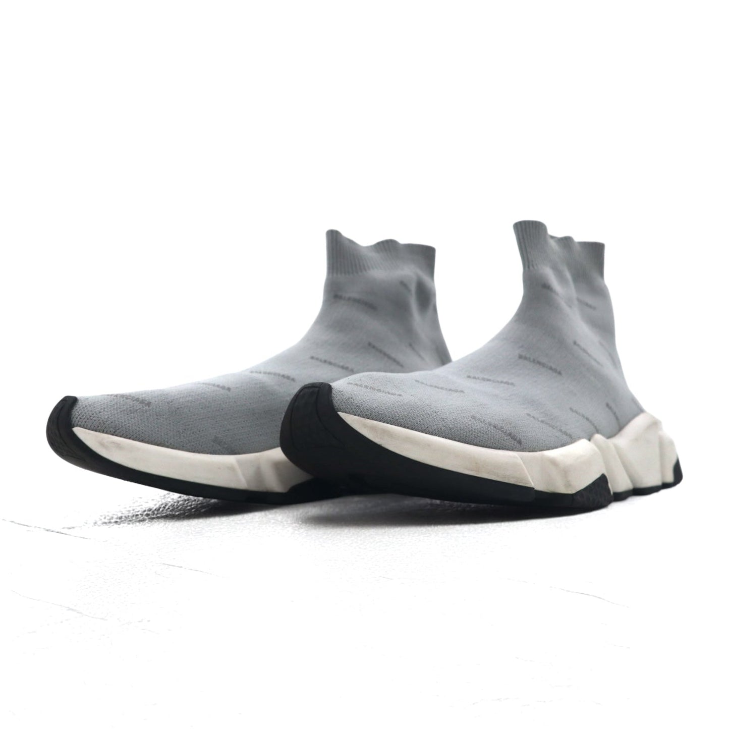 BALENCIAGA スピード トレーナー Speed Trainer Reflective スニーカー 27cm グレー ソックス 512527