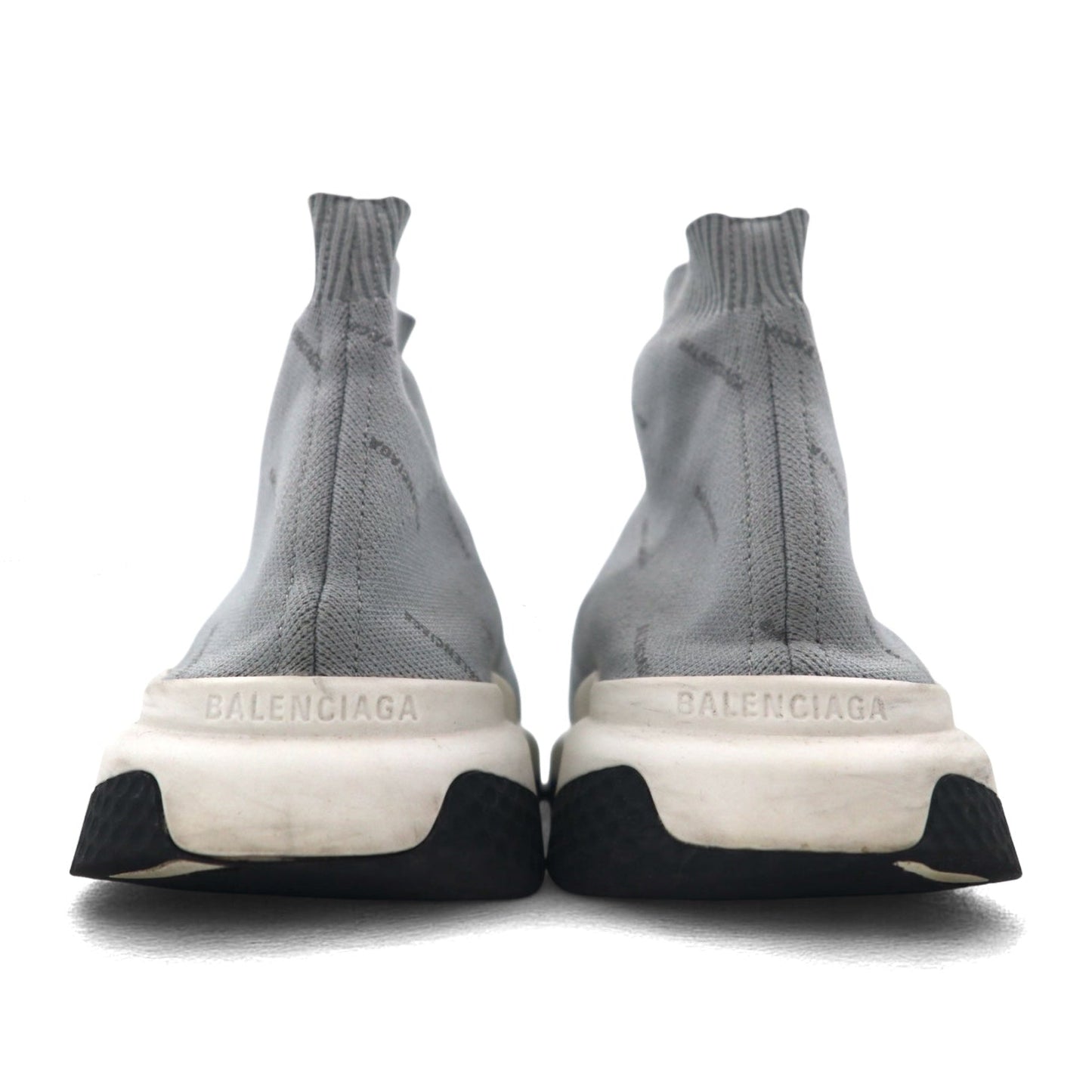 BALENCIAGA スピード トレーナー Speed Trainer Reflective スニーカー 27cm グレー ソックス 512527