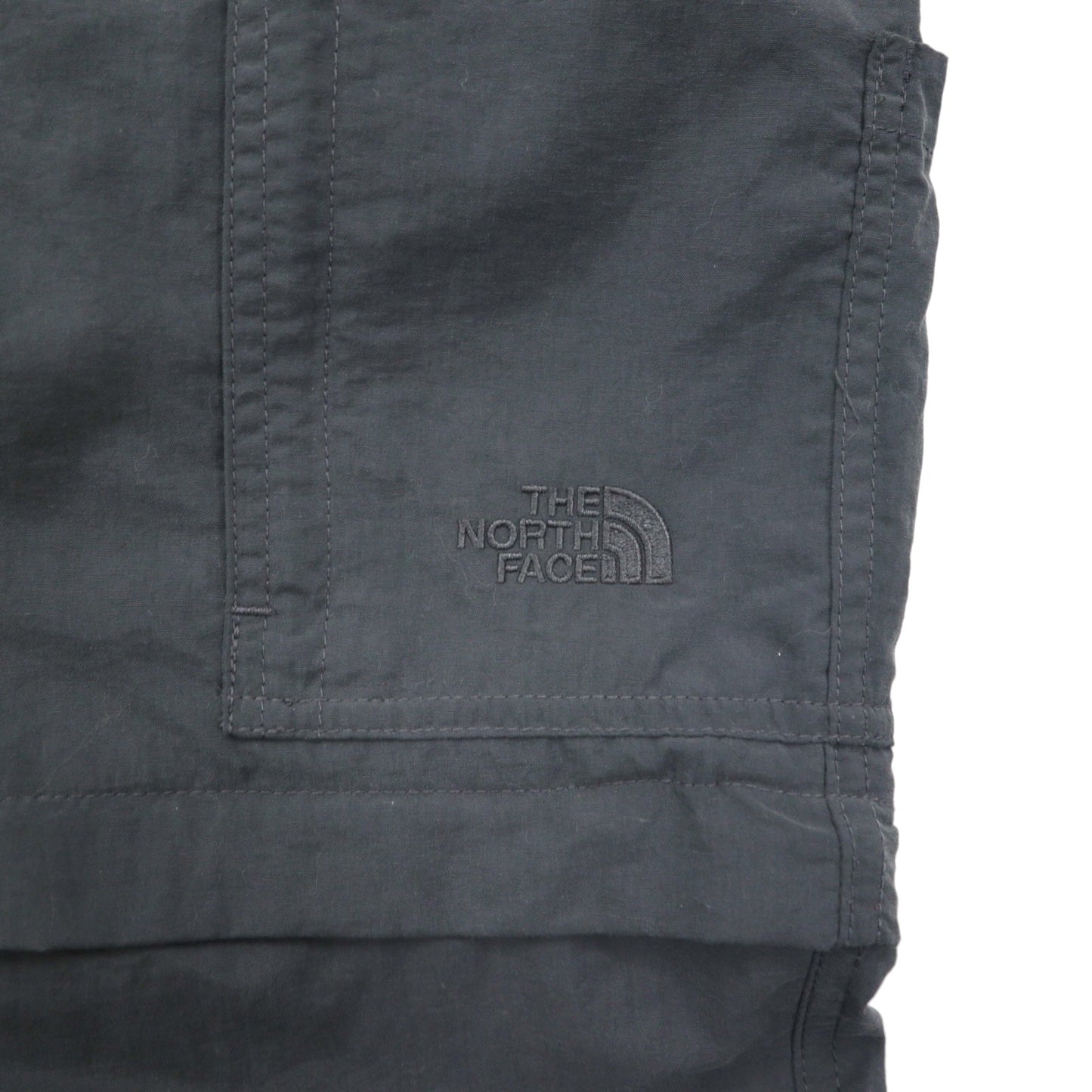 THE NORTH FACE コンバーチブル 2WAY アウトドア カーゴパンツ ショートパンツ M グレー ナイロン US規格
