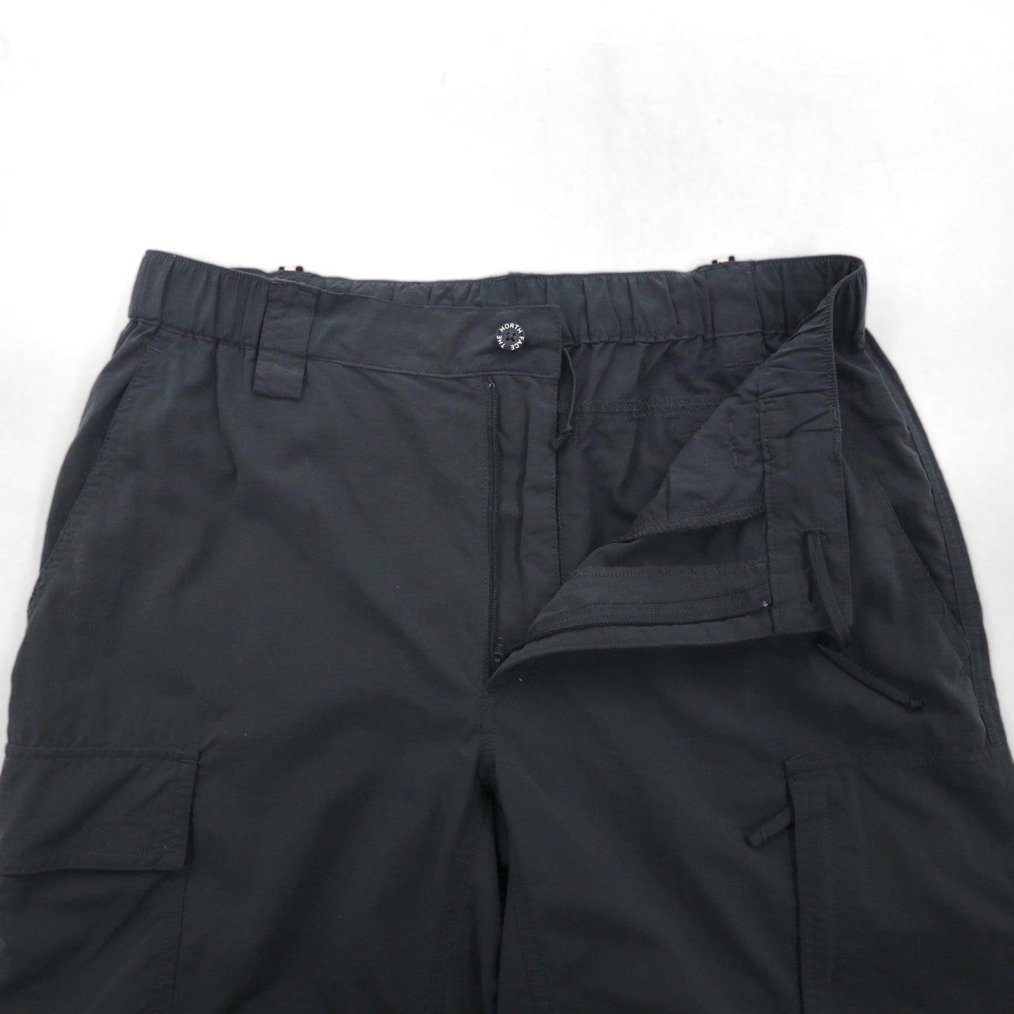 THE NORTH FACE コンバーチブル 2WAY アウトドア カーゴパンツ ショートパンツ M グレー ナイロン US規格
