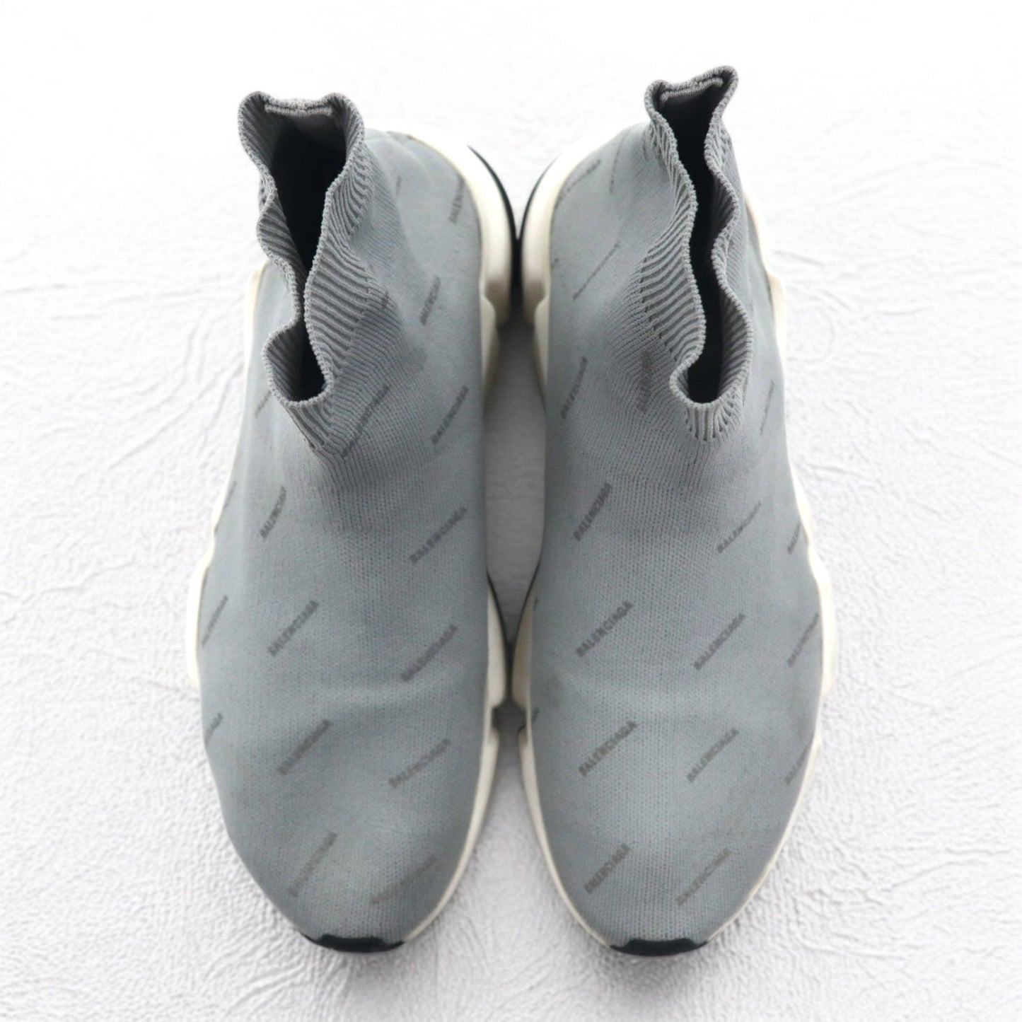 BALENCIAGA スピード トレーナー Speed Trainer Reflective スニーカー 27cm グレー ソックス 512527