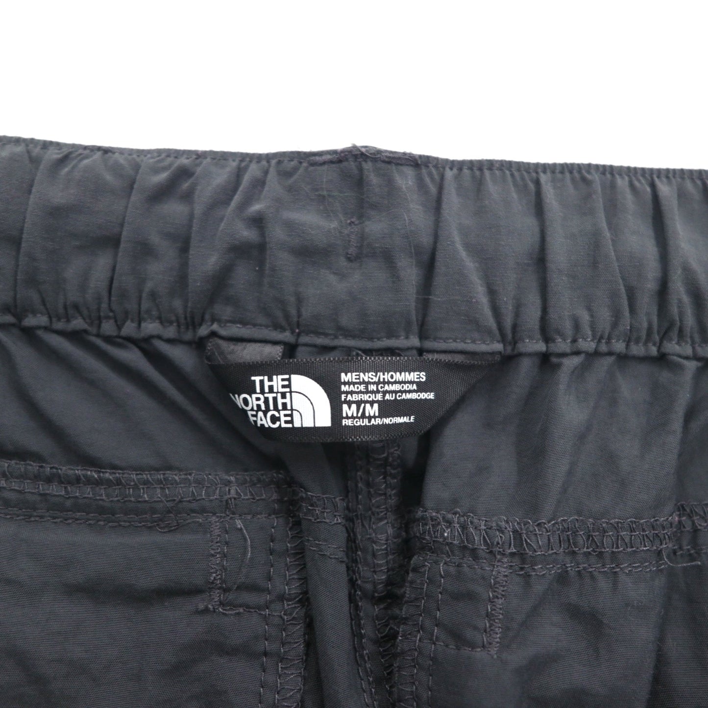 THE NORTH FACE コンバーチブル 2WAY アウトドア カーゴパンツ ショートパンツ M グレー ナイロン US規格