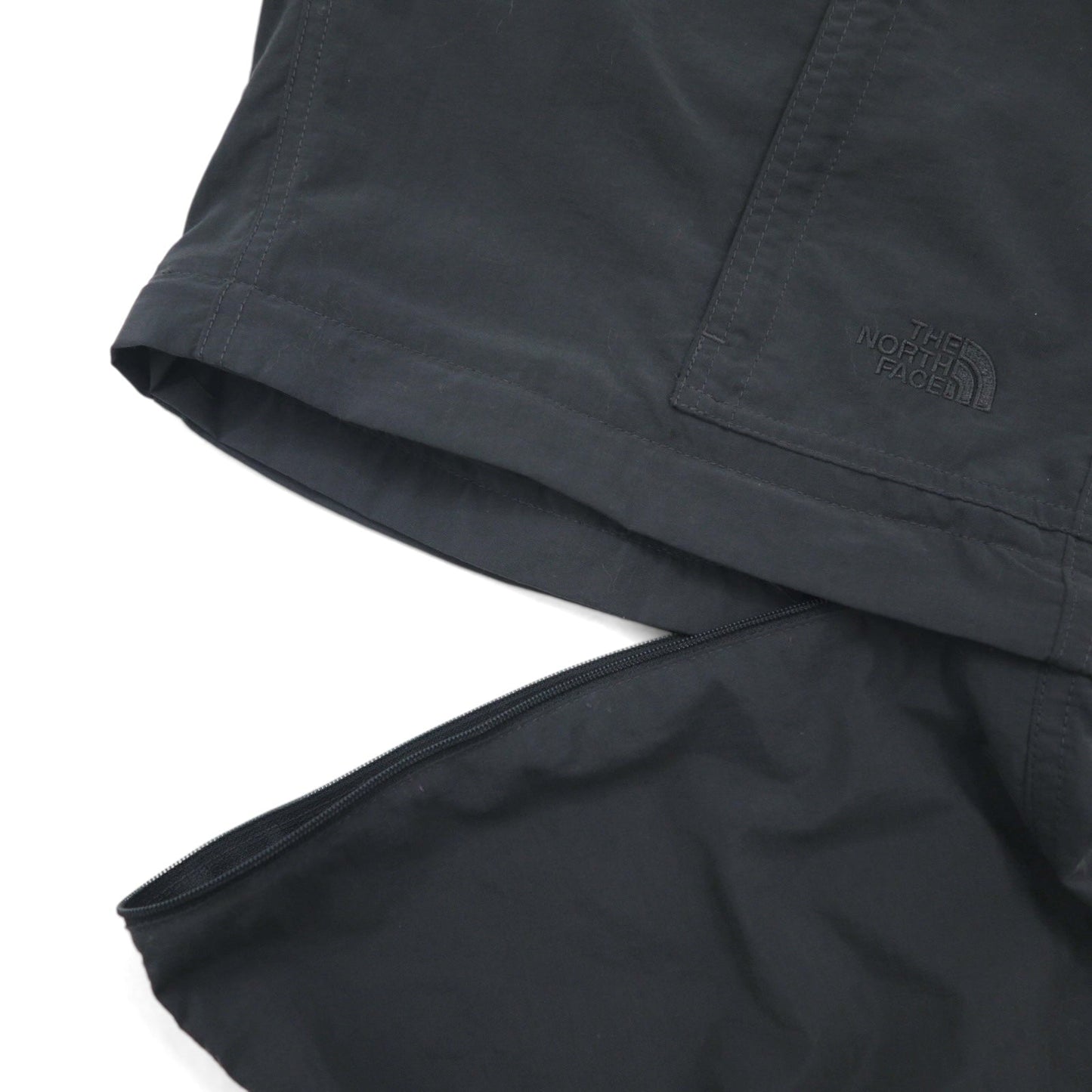 THE NORTH FACE コンバーチブル 2WAY アウトドア カーゴパンツ ショートパンツ M グレー ナイロン US規格