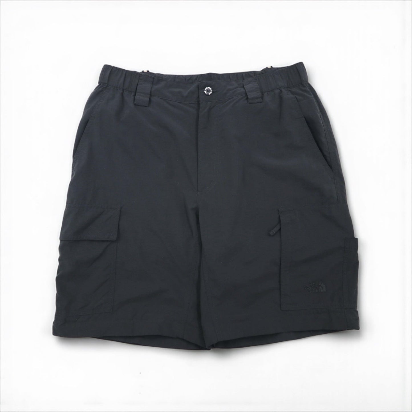 THE NORTH FACE コンバーチブル 2WAY アウトドア カーゴパンツ ショートパンツ M グレー ナイロン US規格