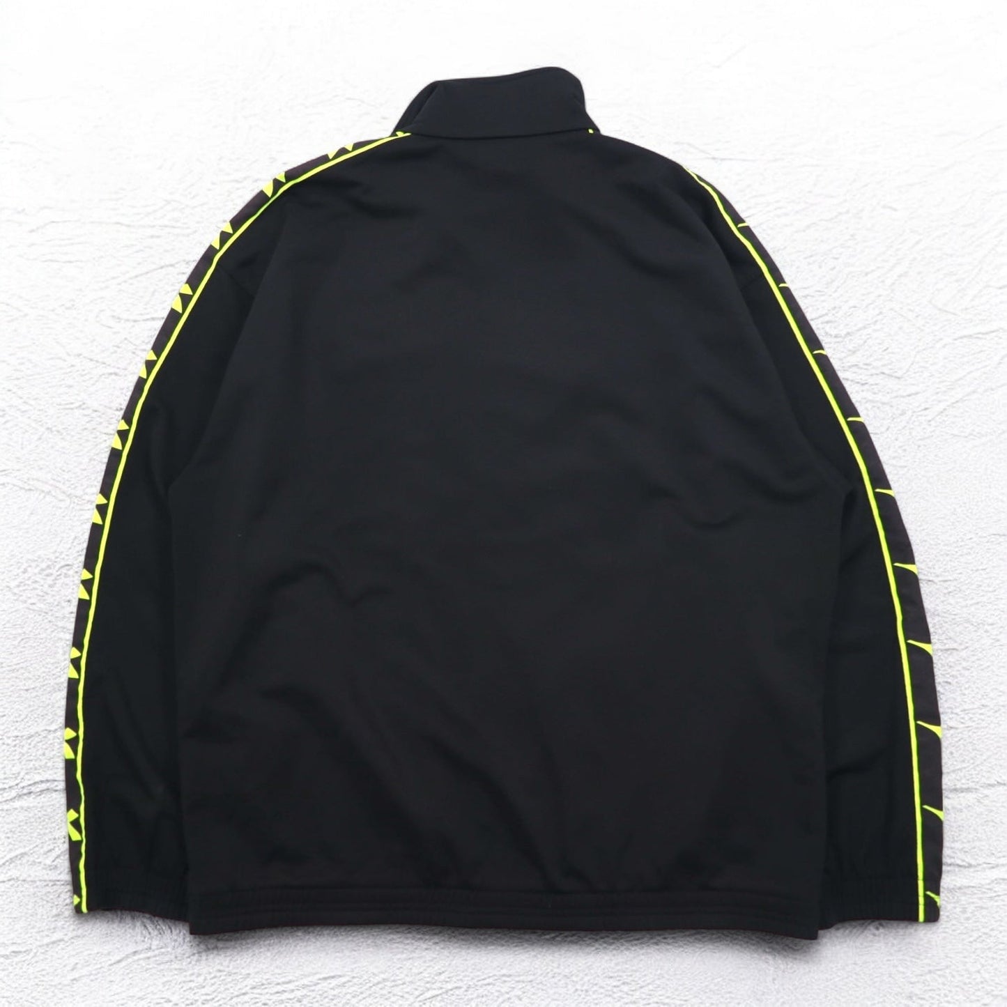 DIADORA 90年代 トラックジャケット ジャージ XL ブラック ロゴ テープ サイドライン