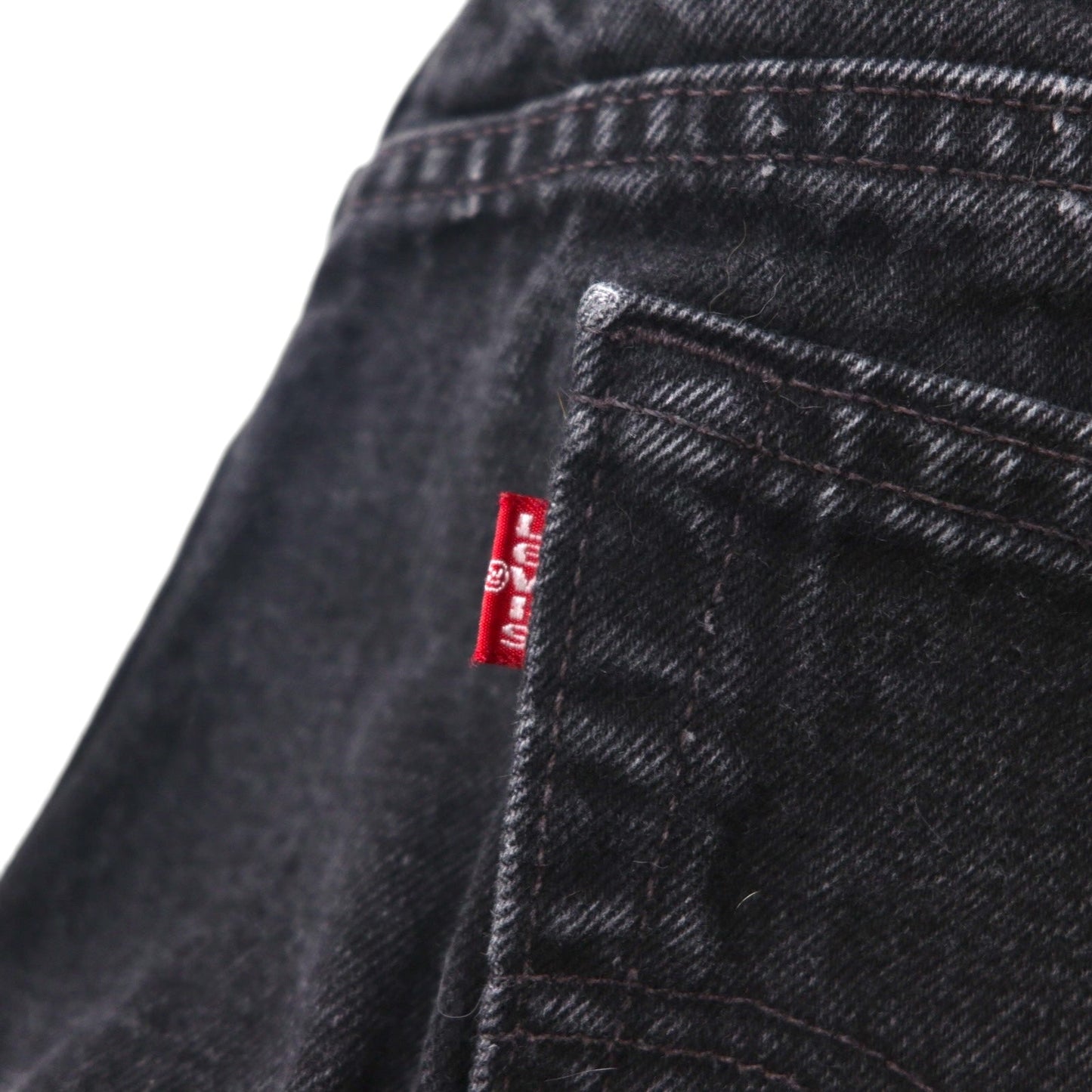 Levi's 90年代 USA製 550 バギー テーパード デニムパンツ ジーンズ L ブラック RELAXED FIT 550-0260
